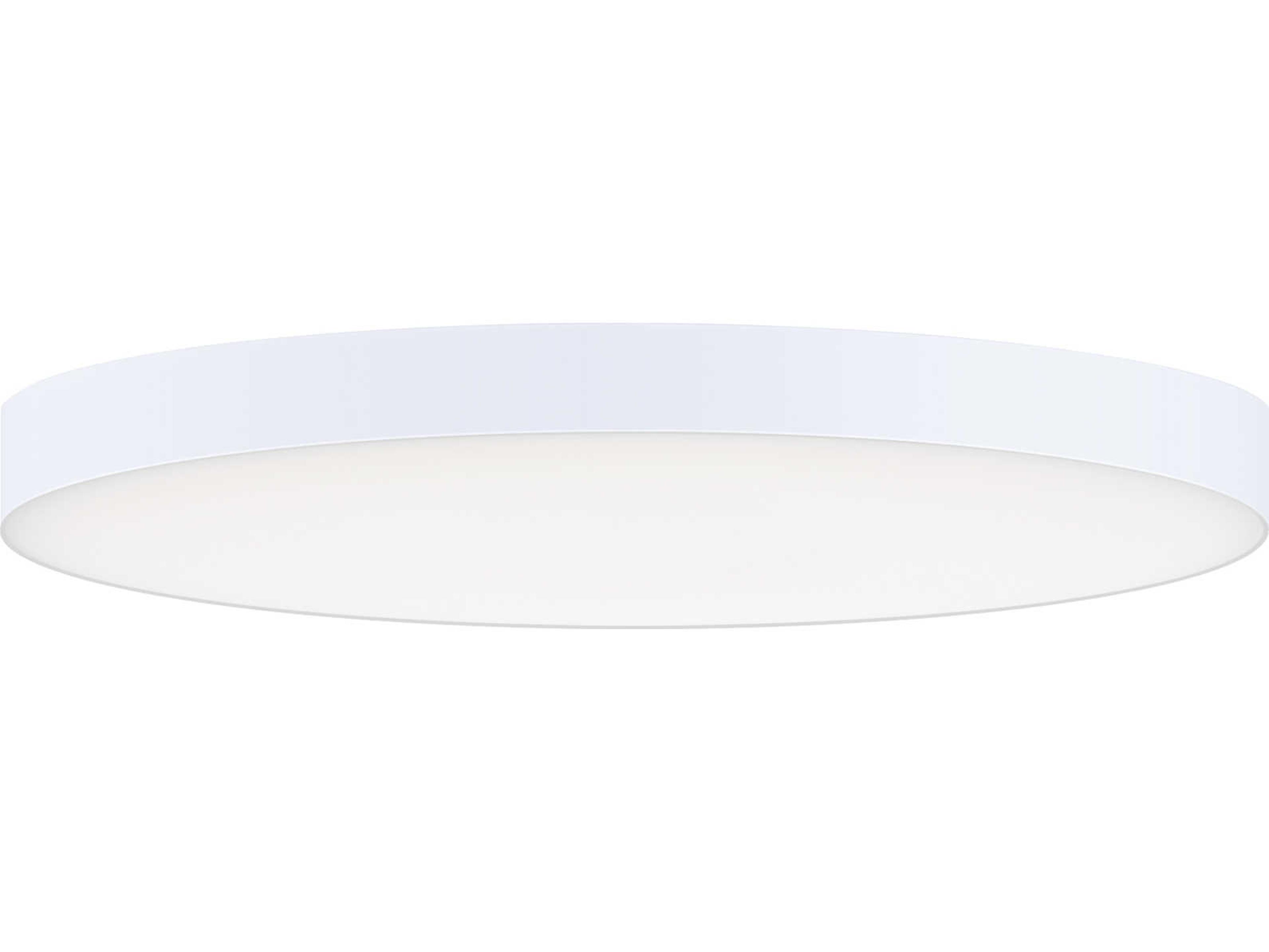 Maxim Lighting Trim 1-Light White LED Round Flush Mount