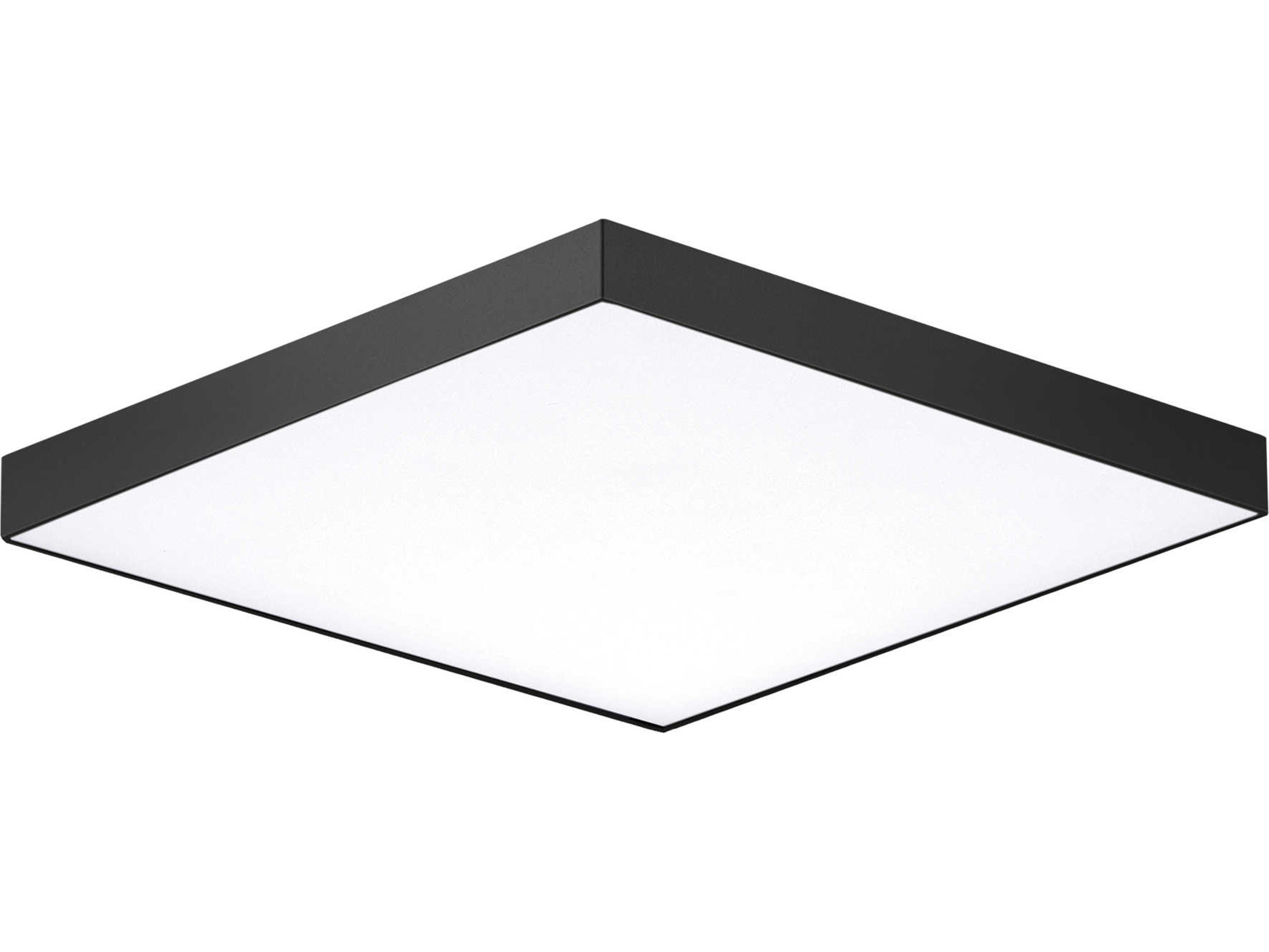 Maxim Lighting Trim 1-Light Black LED Geometric Flush Mount