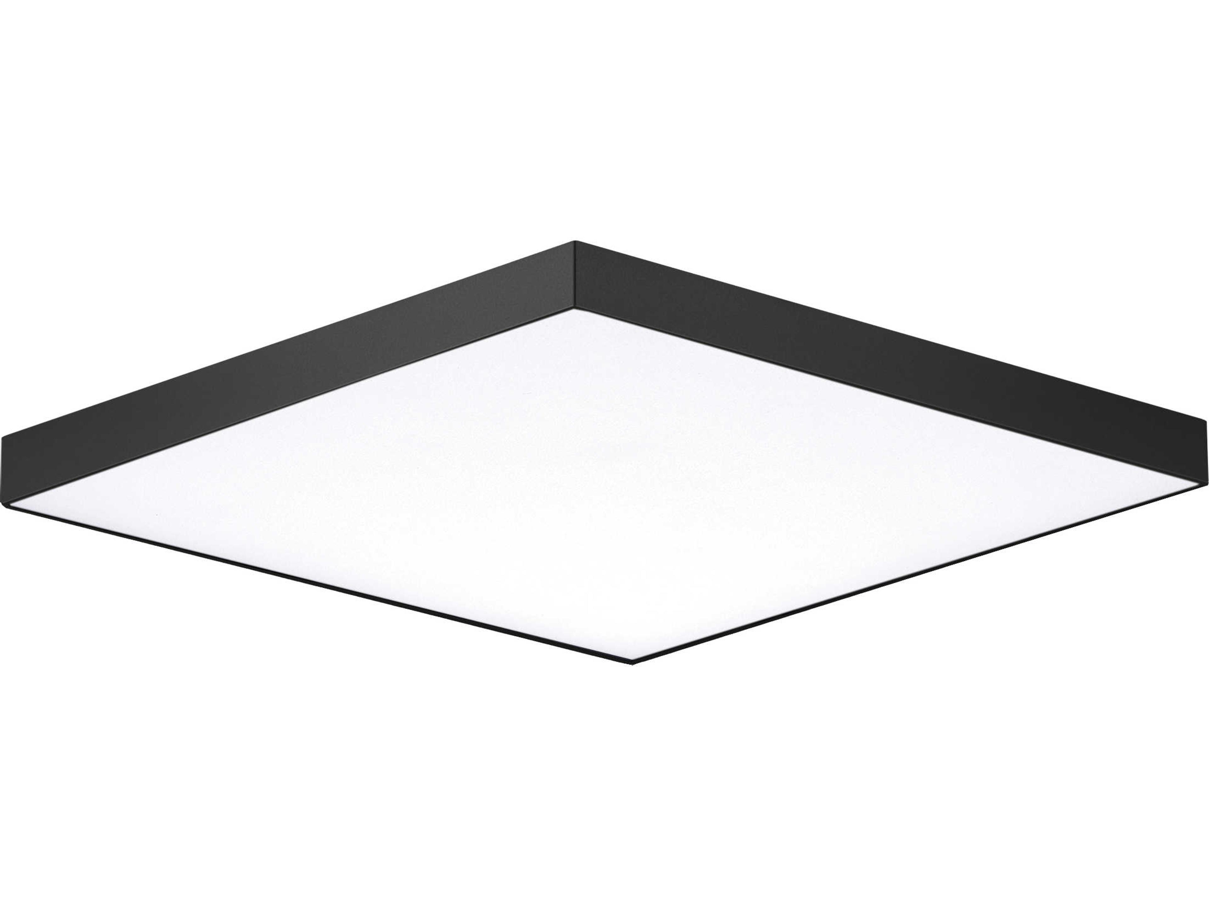 Maxim Lighting Trim 1-Light Black LED Geometric Flush Mount