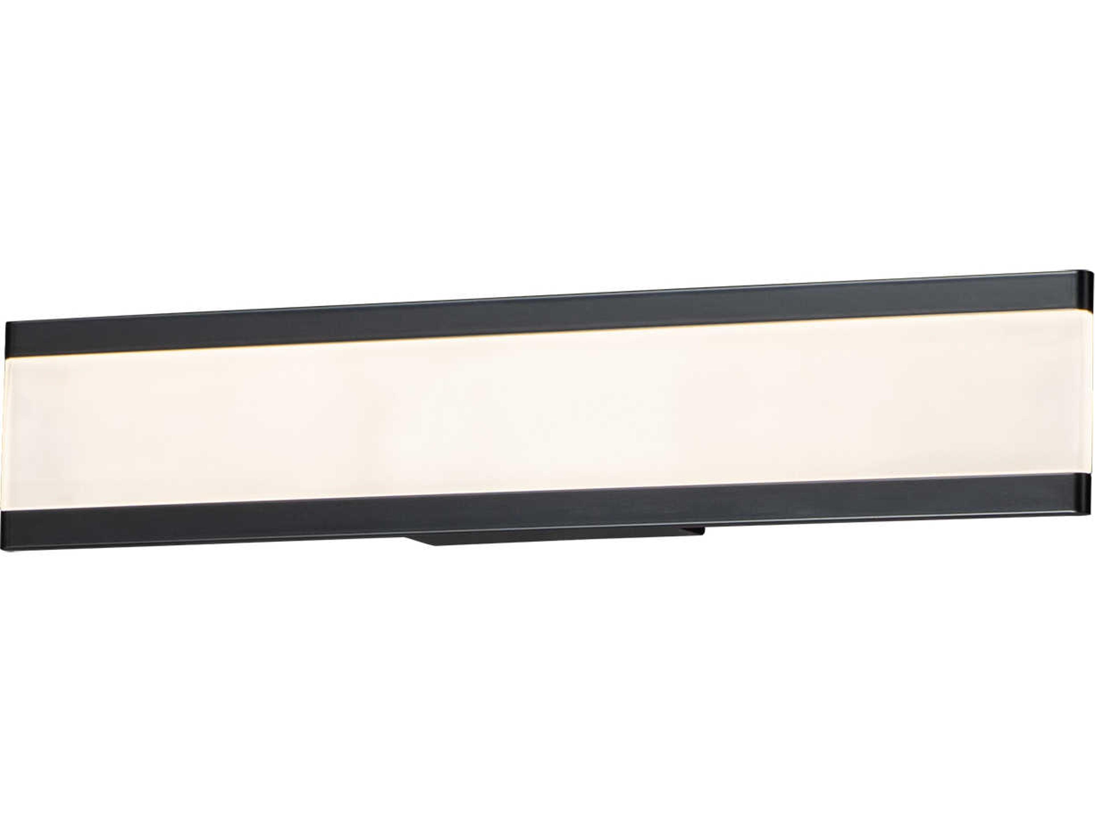 Maxim Lighting Visor 2-Light Black LED Vanity Light