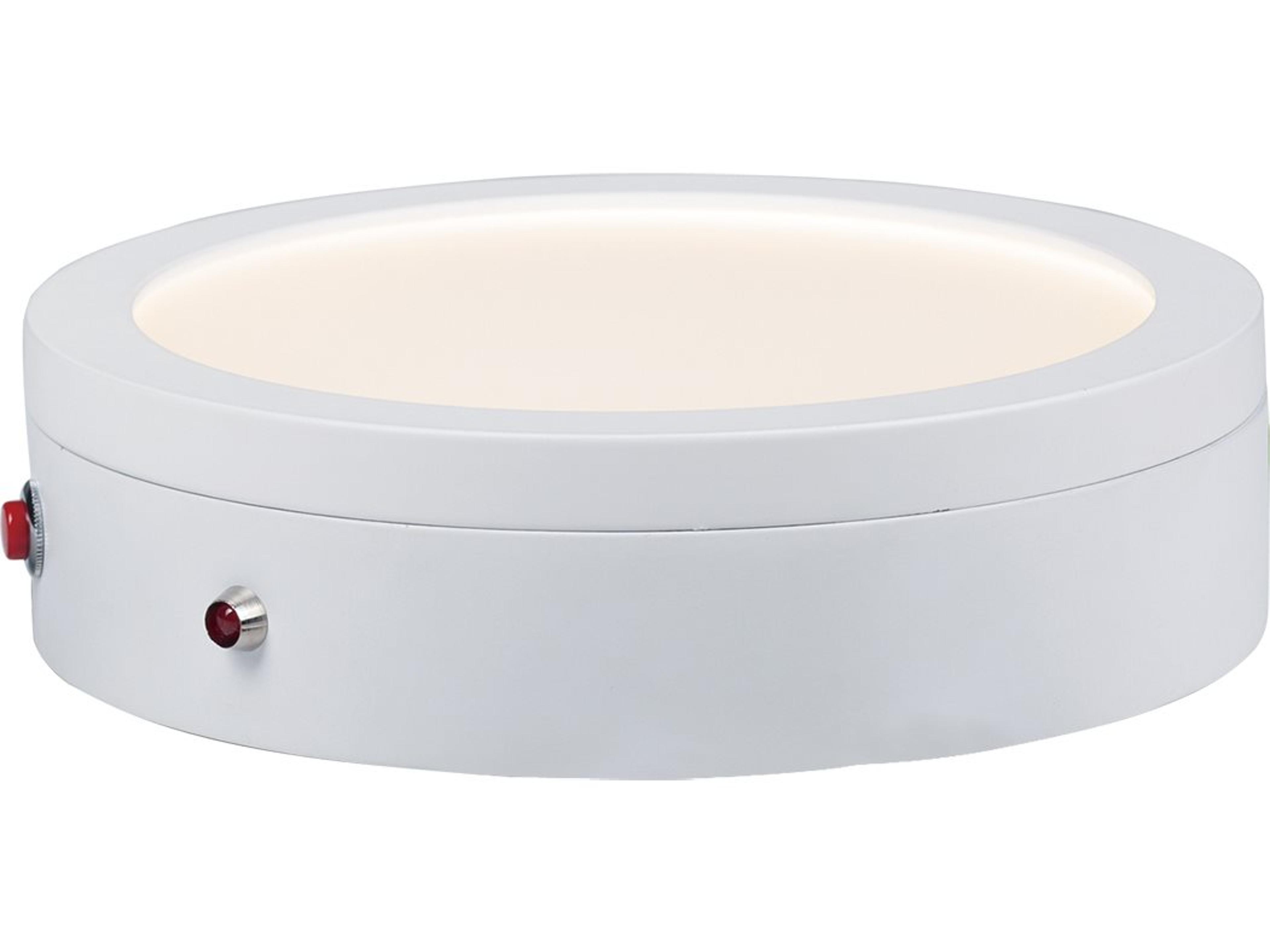 Maxim Lighting Wafer 1-Light White Round Flush Mount