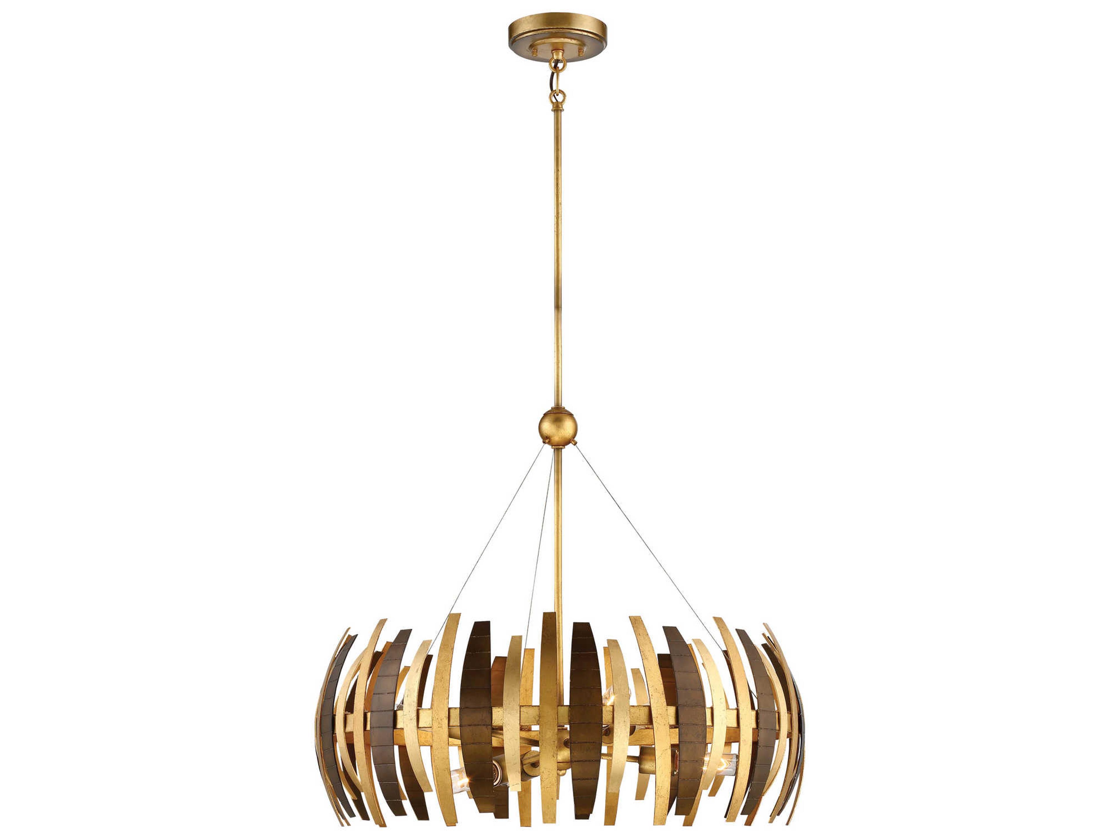 Metropolitan Manitou 6-Light Ardor Gold Pendant