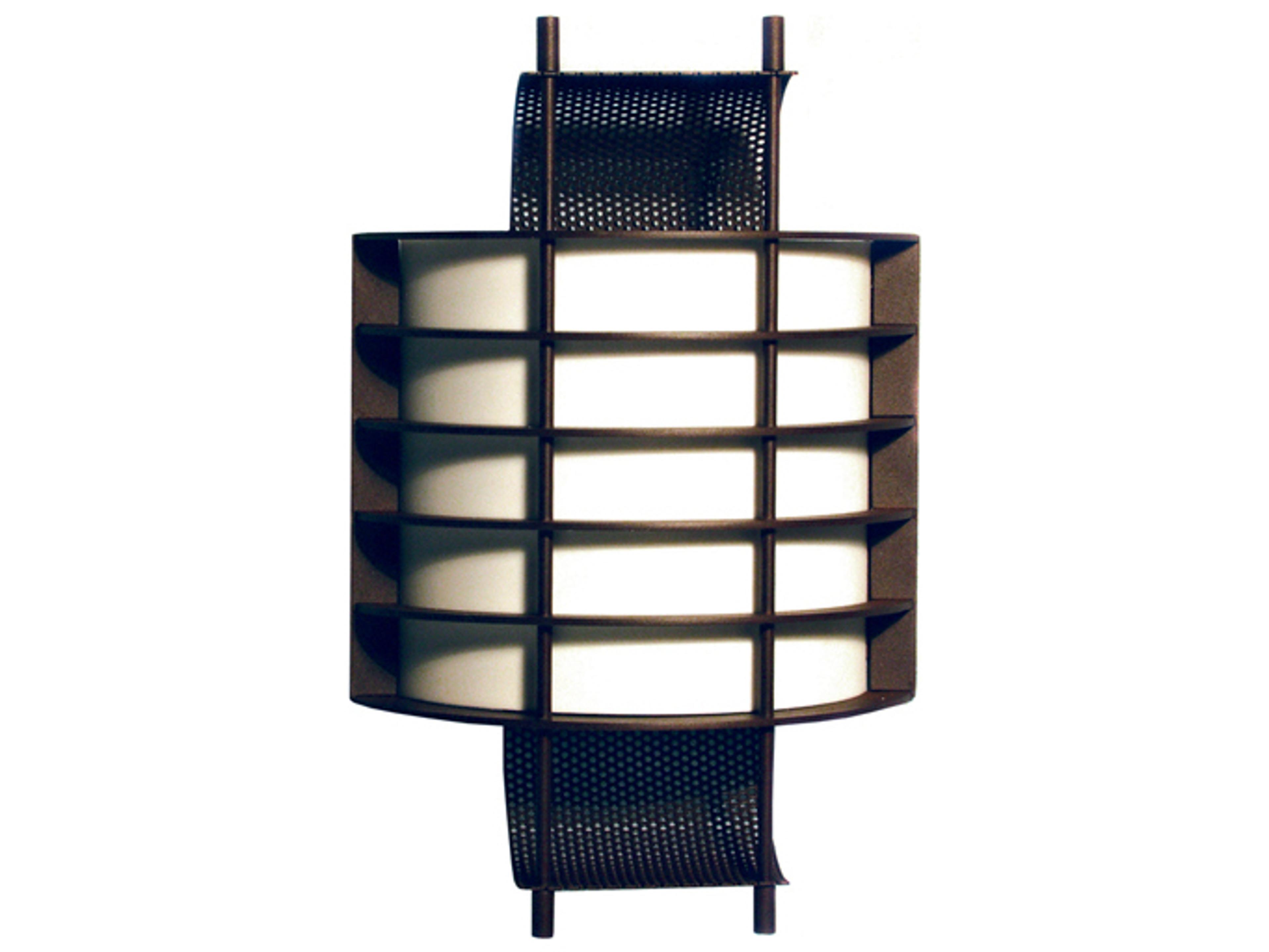 Meyda Agate 1-Light Black Wall Sconce