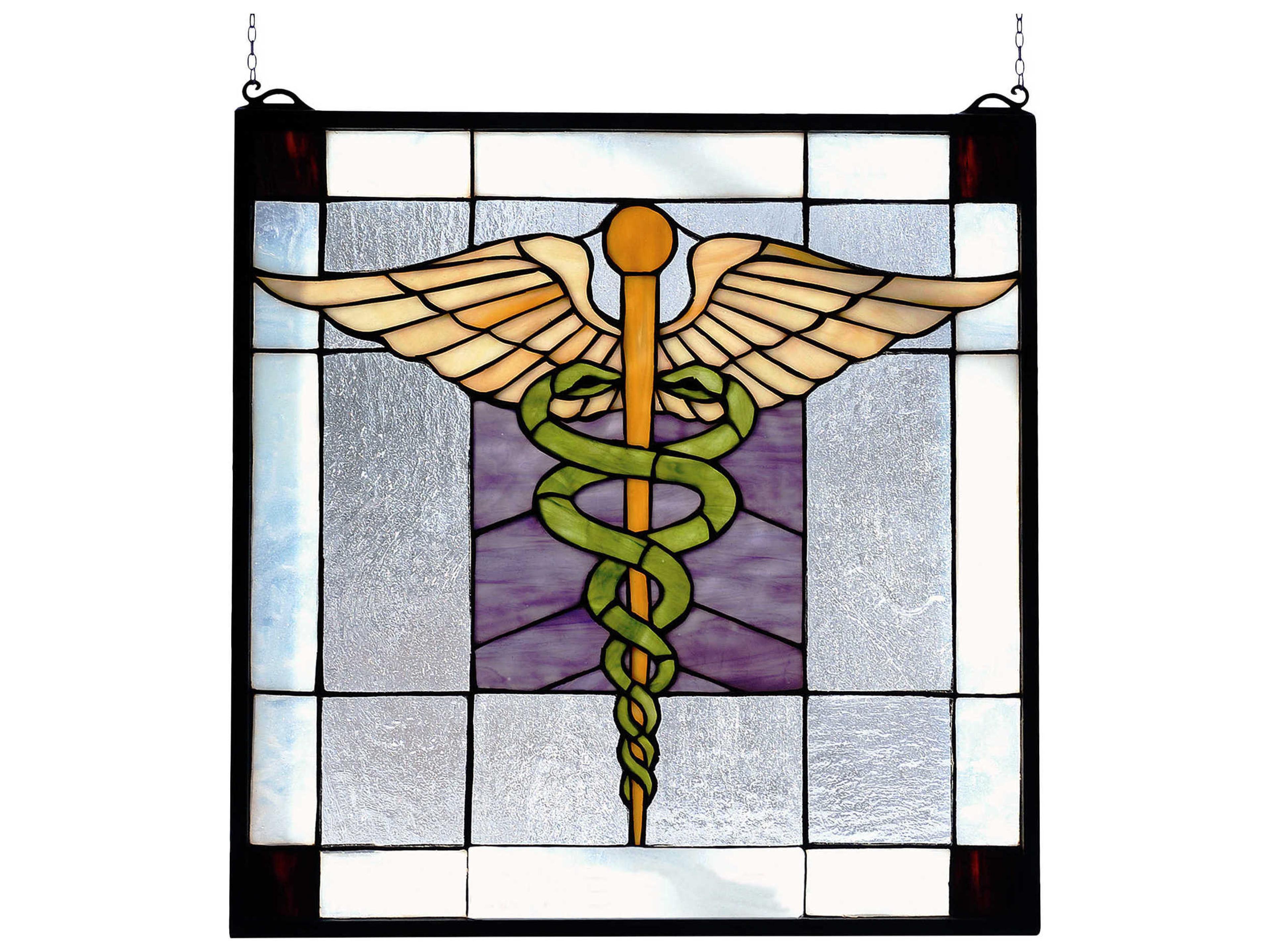 Meyda Medical Stained Glass Window