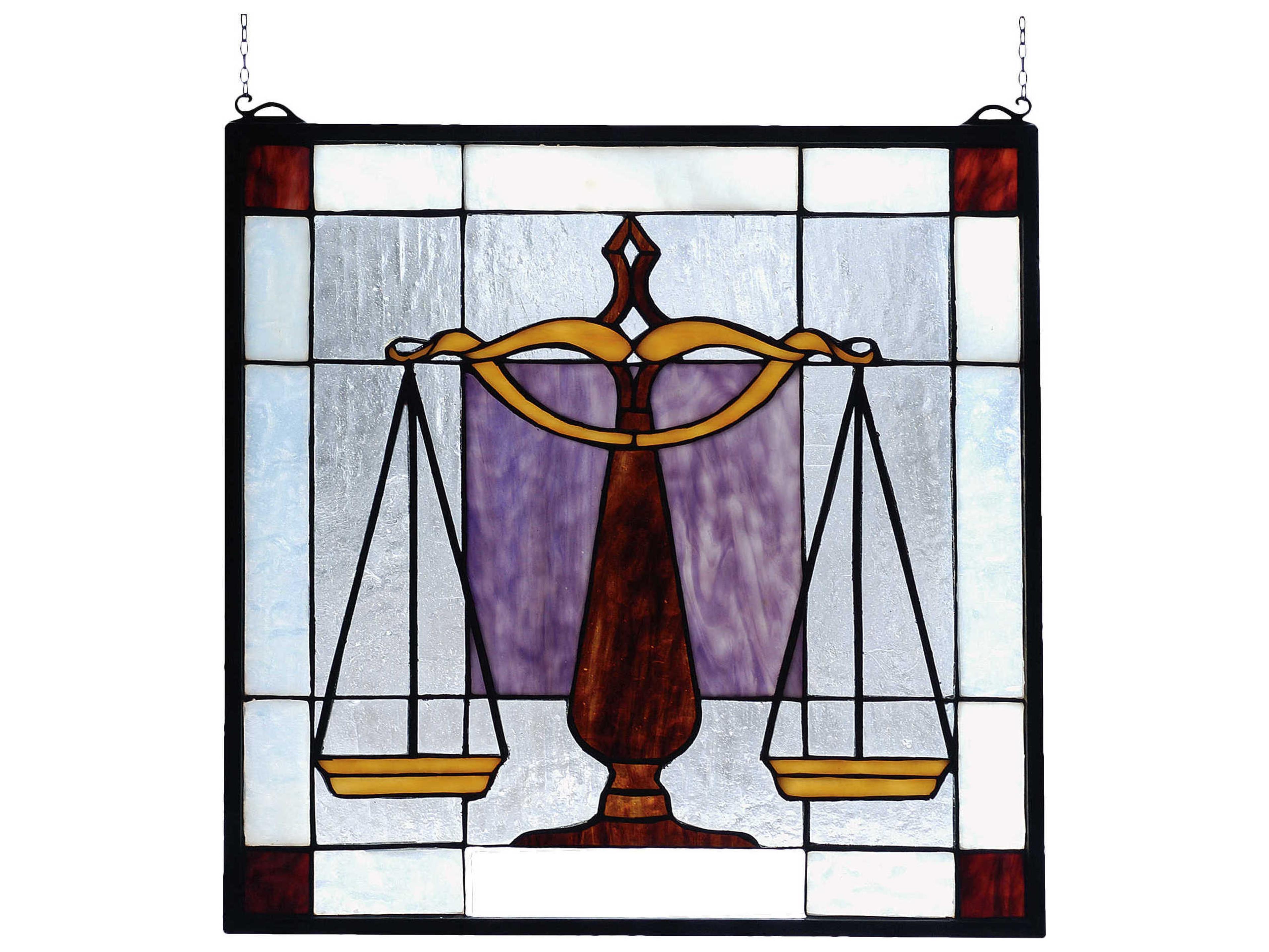 Meyda Judicial Stained Glass Window