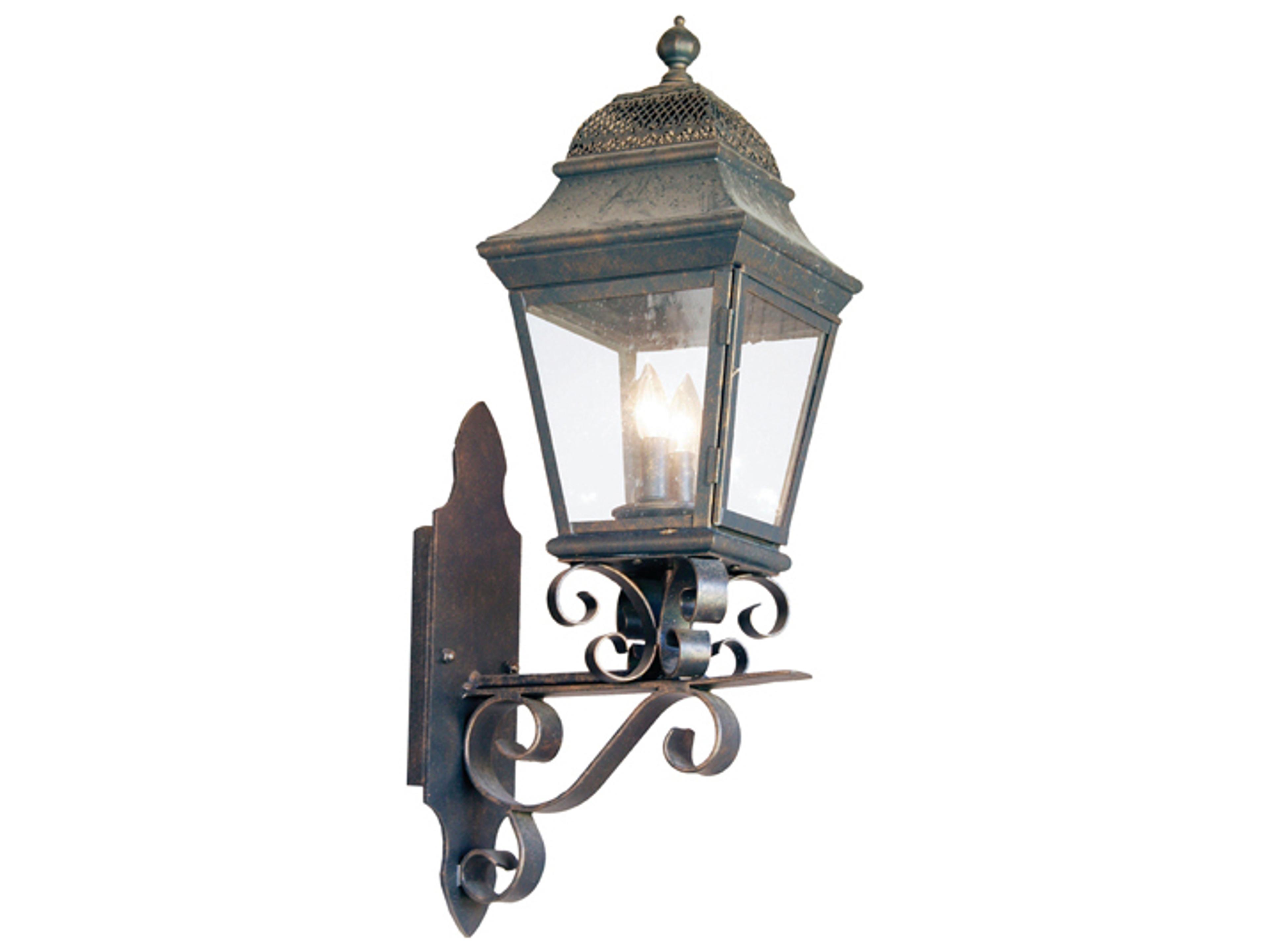 Meyda Arnette 2 - Light Glass Outdoor Wall Light