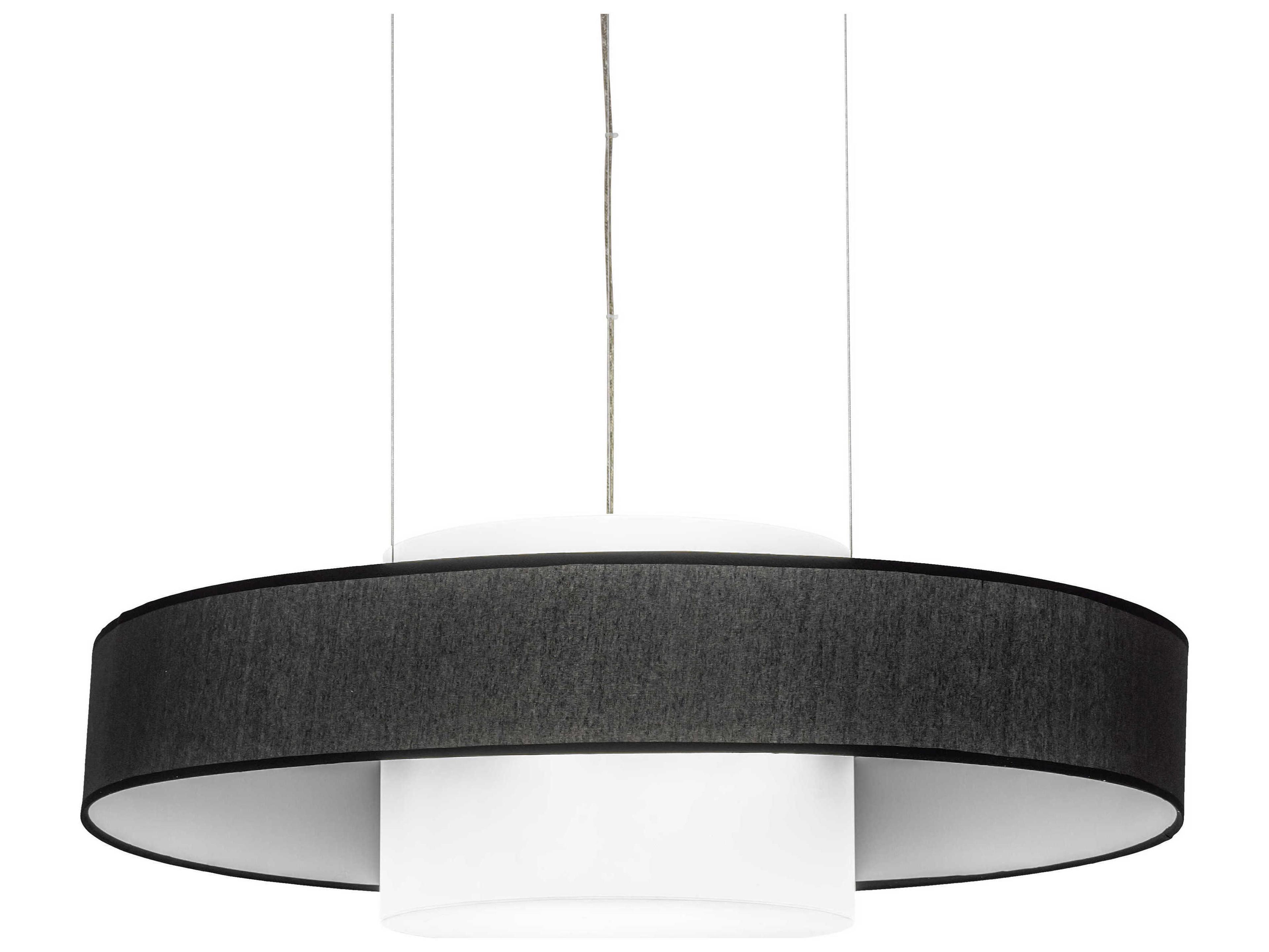 Meyda Ashton Copper Black LED Round Pendant