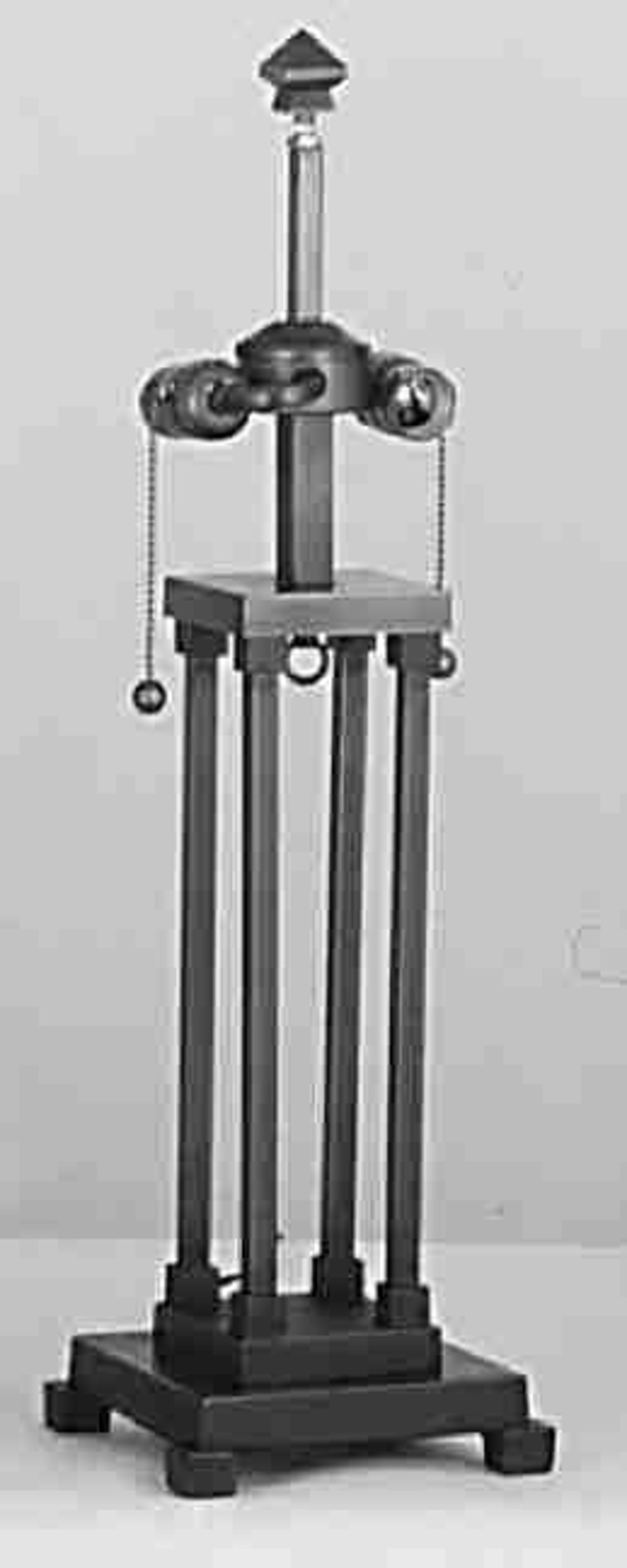 Meyda Column Oblong Mission 2 - Light S Cluster Table Lamp Base