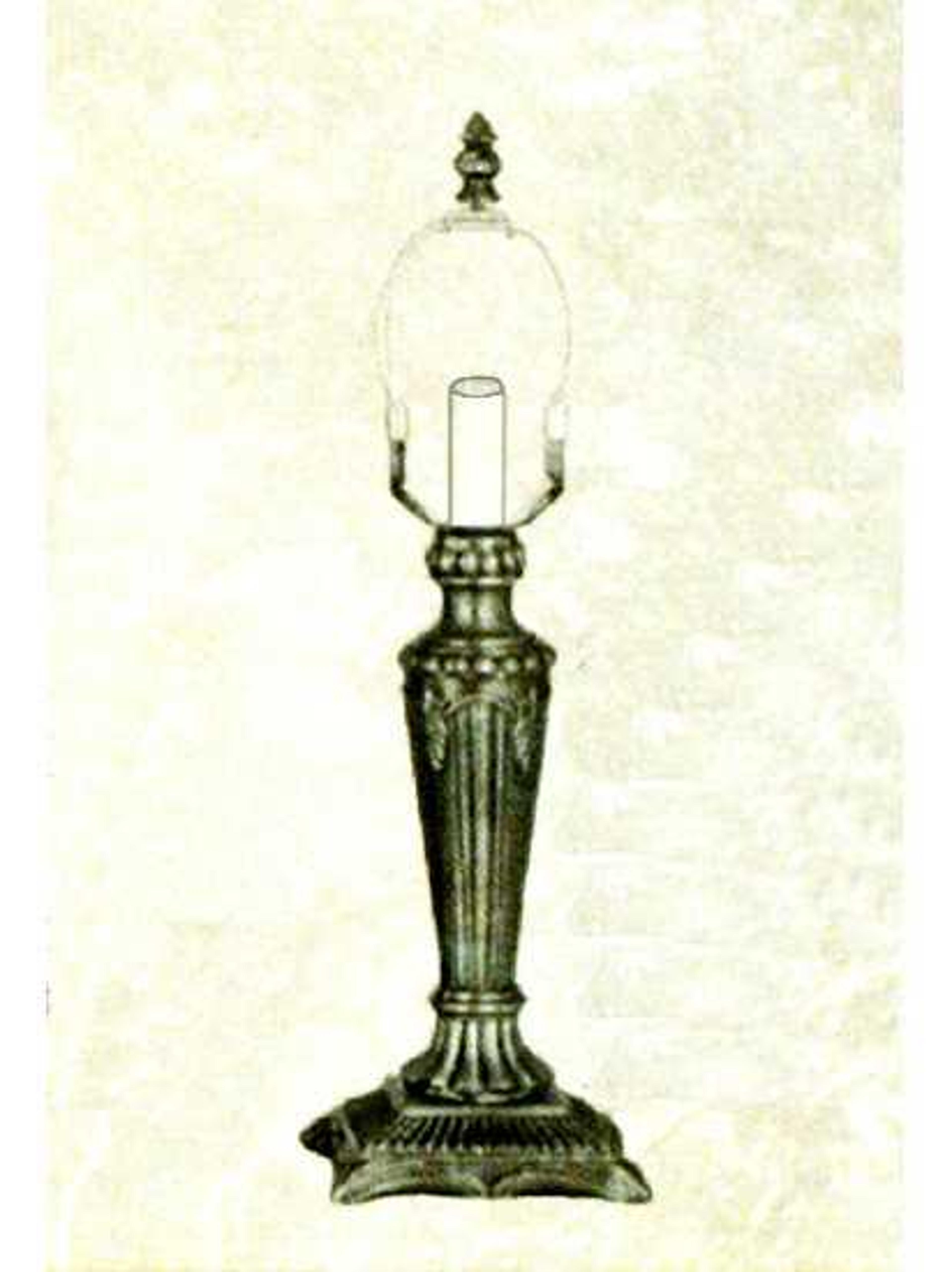 Meyda Mini Fluted Fleur Table Lamp Base