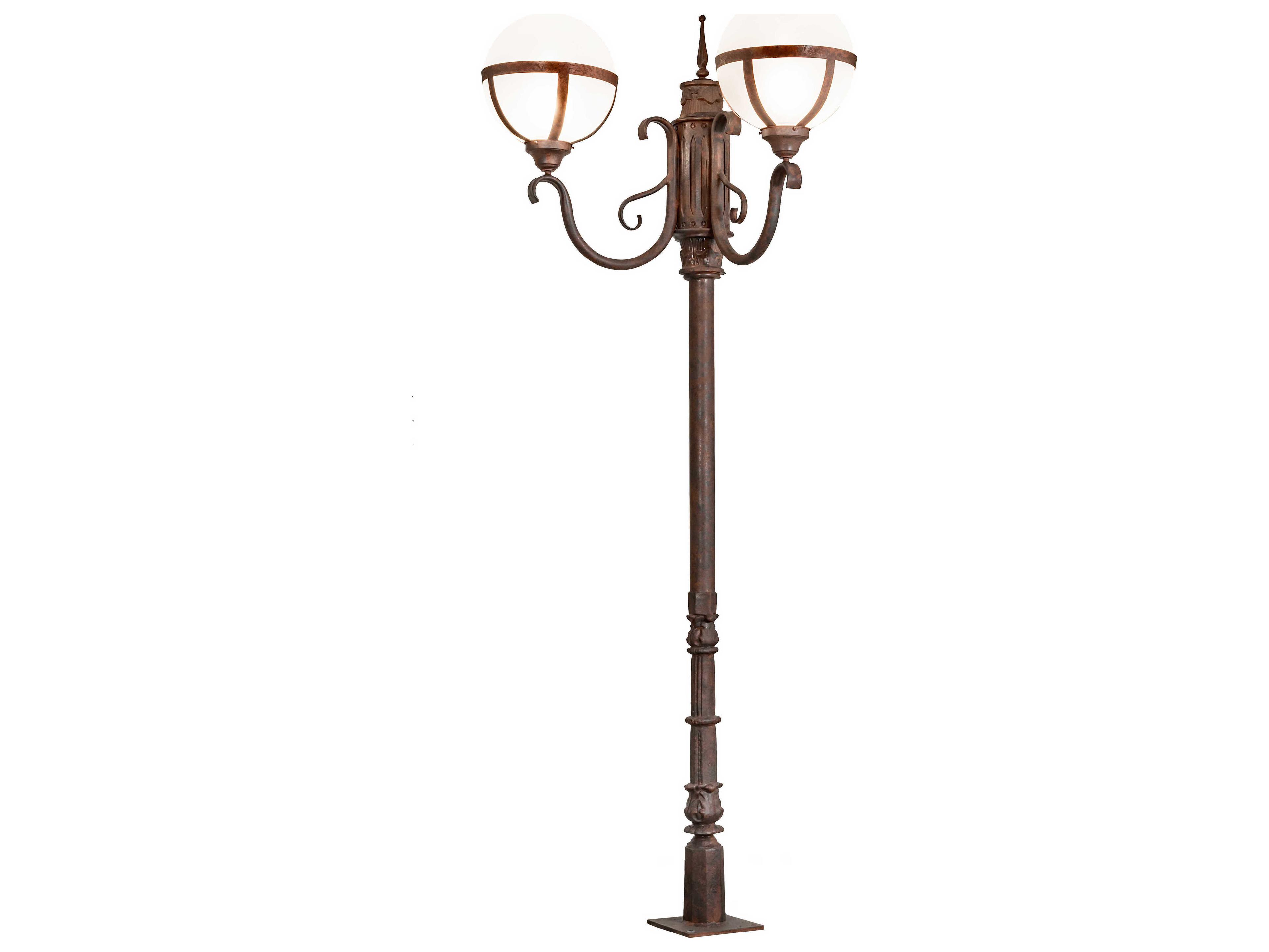 Meyda Bola 2 - Light Outdoor Post Light