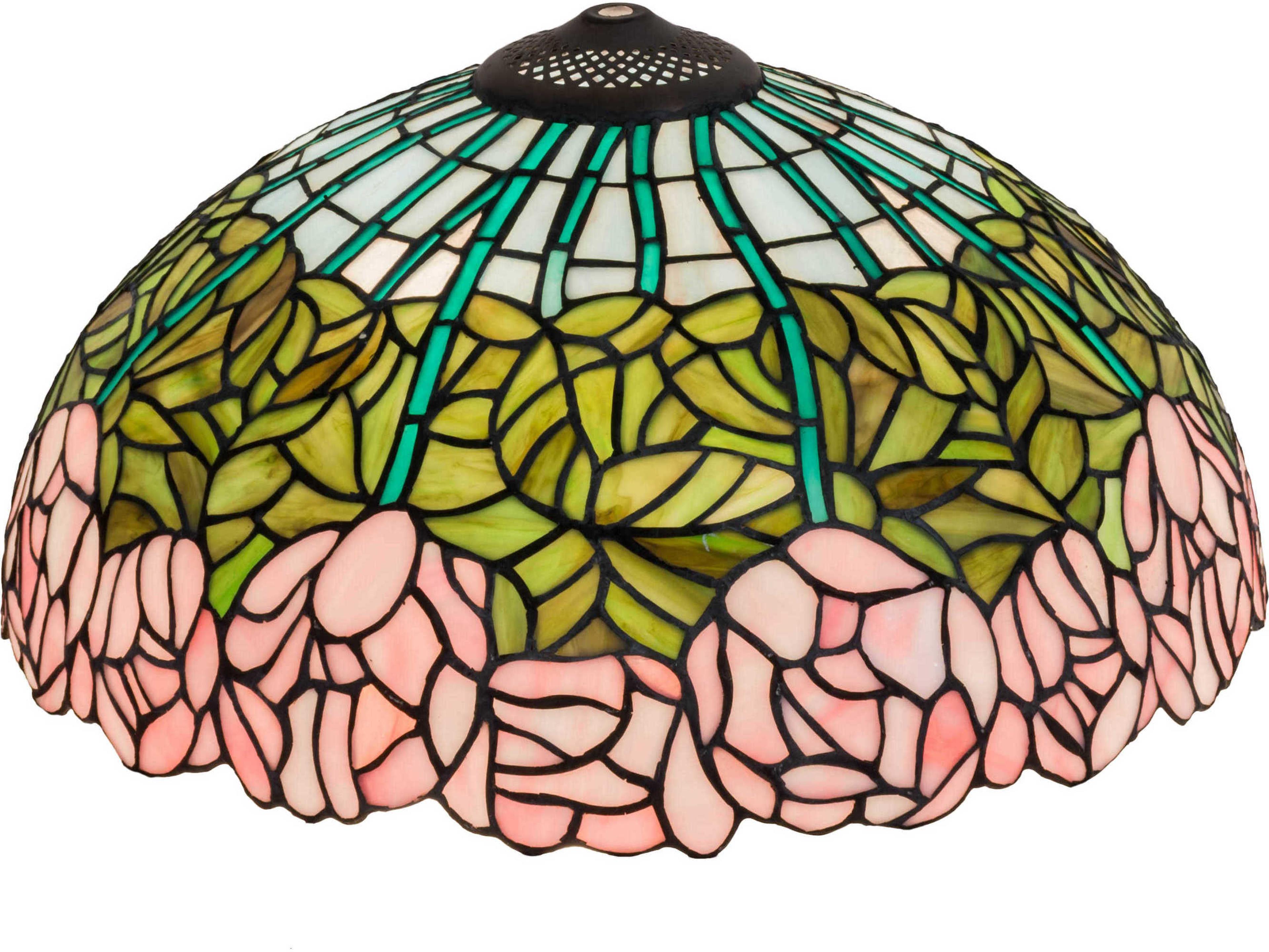 Meyda Tiffany Cabbage Rose Purple Shade