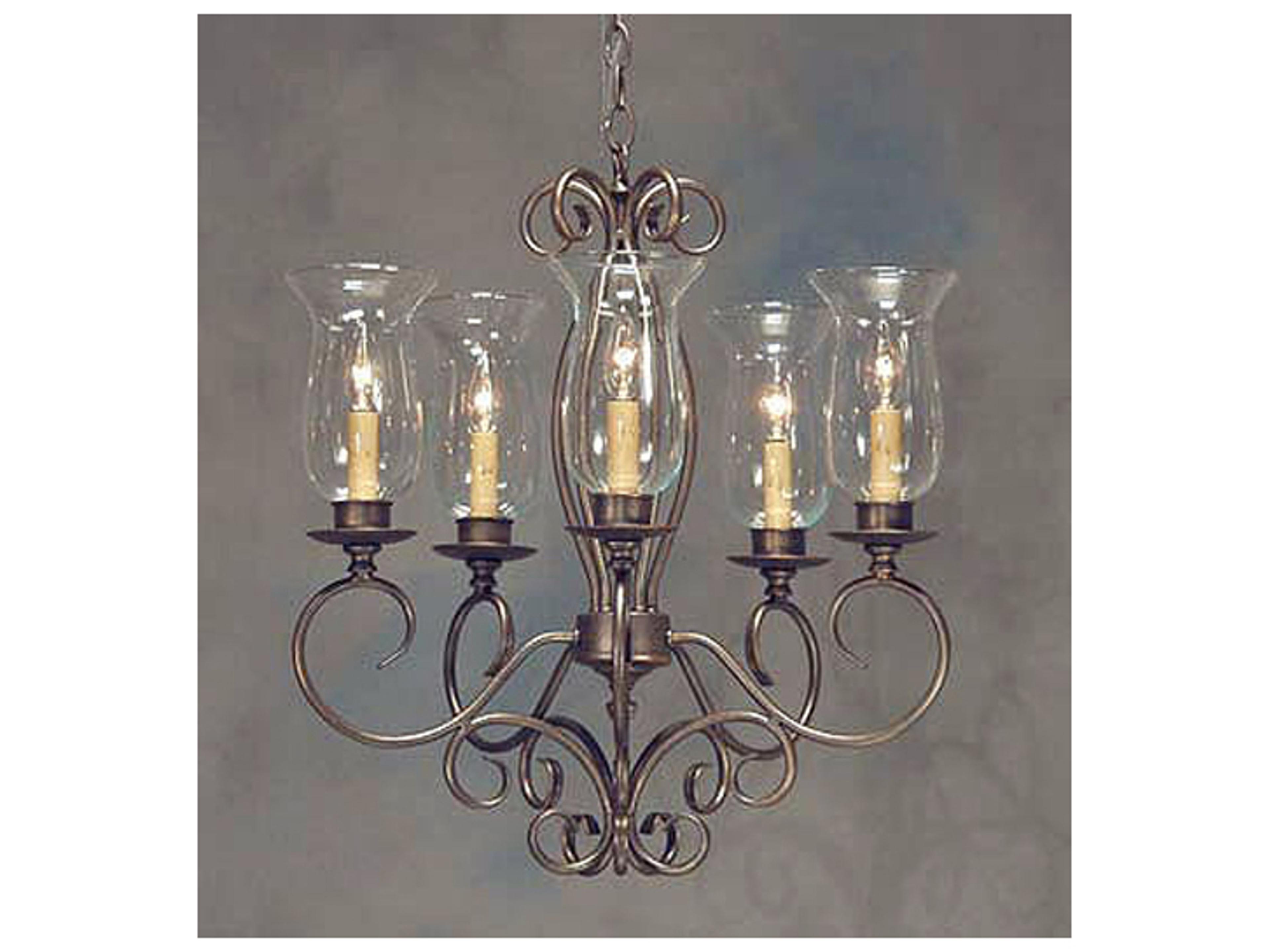 Meyda Calista 5-Light Brown Bell Chandelier
