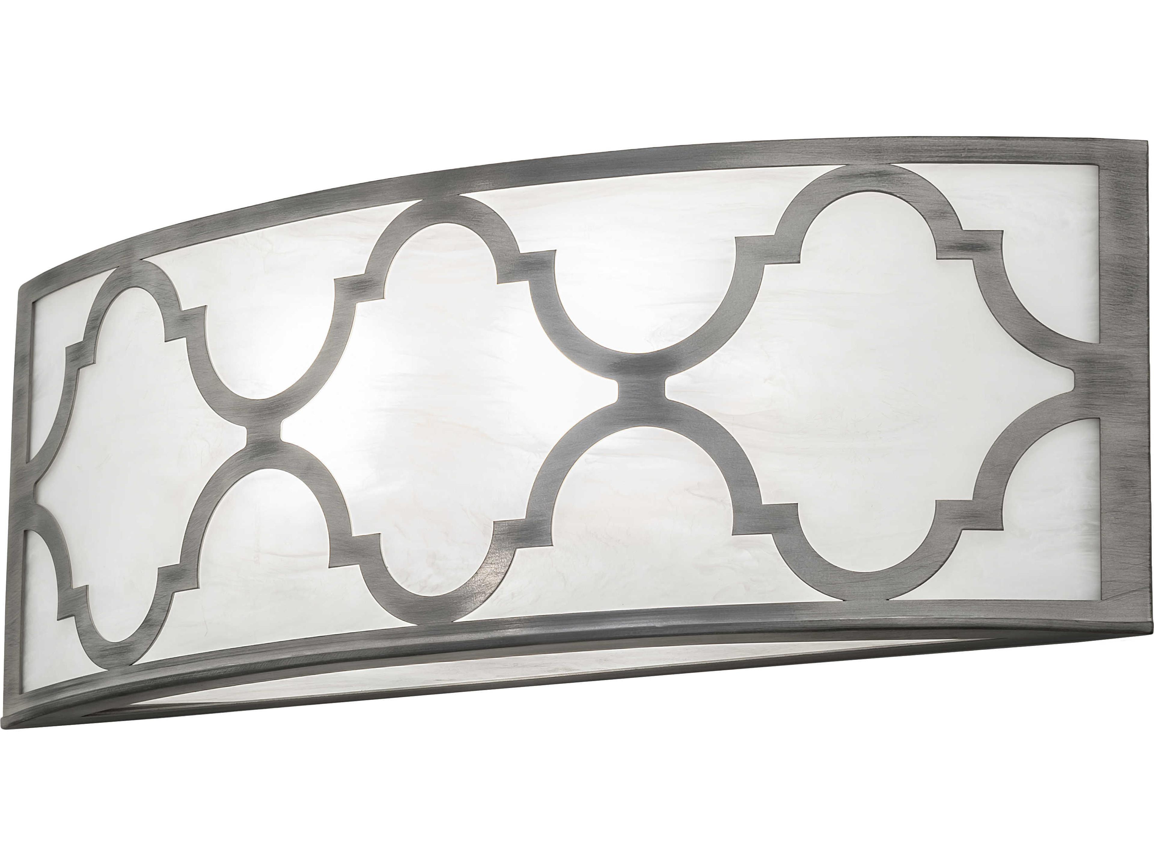 Meyda Cardiff 2-Light Brushed Nickel Wall Sconce
