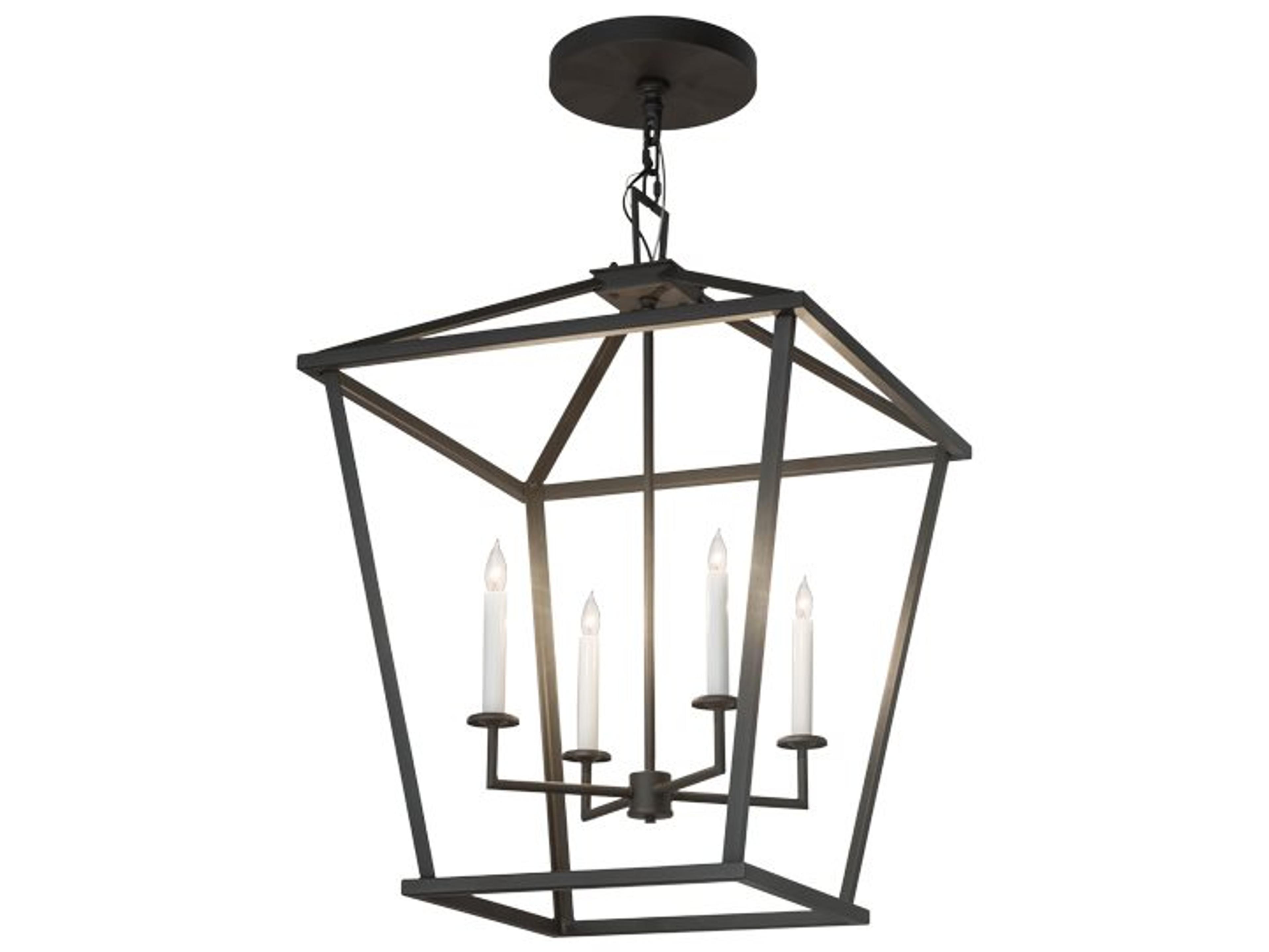 Meyda Kitzi 4-Light Black Candelabra Chandelier
