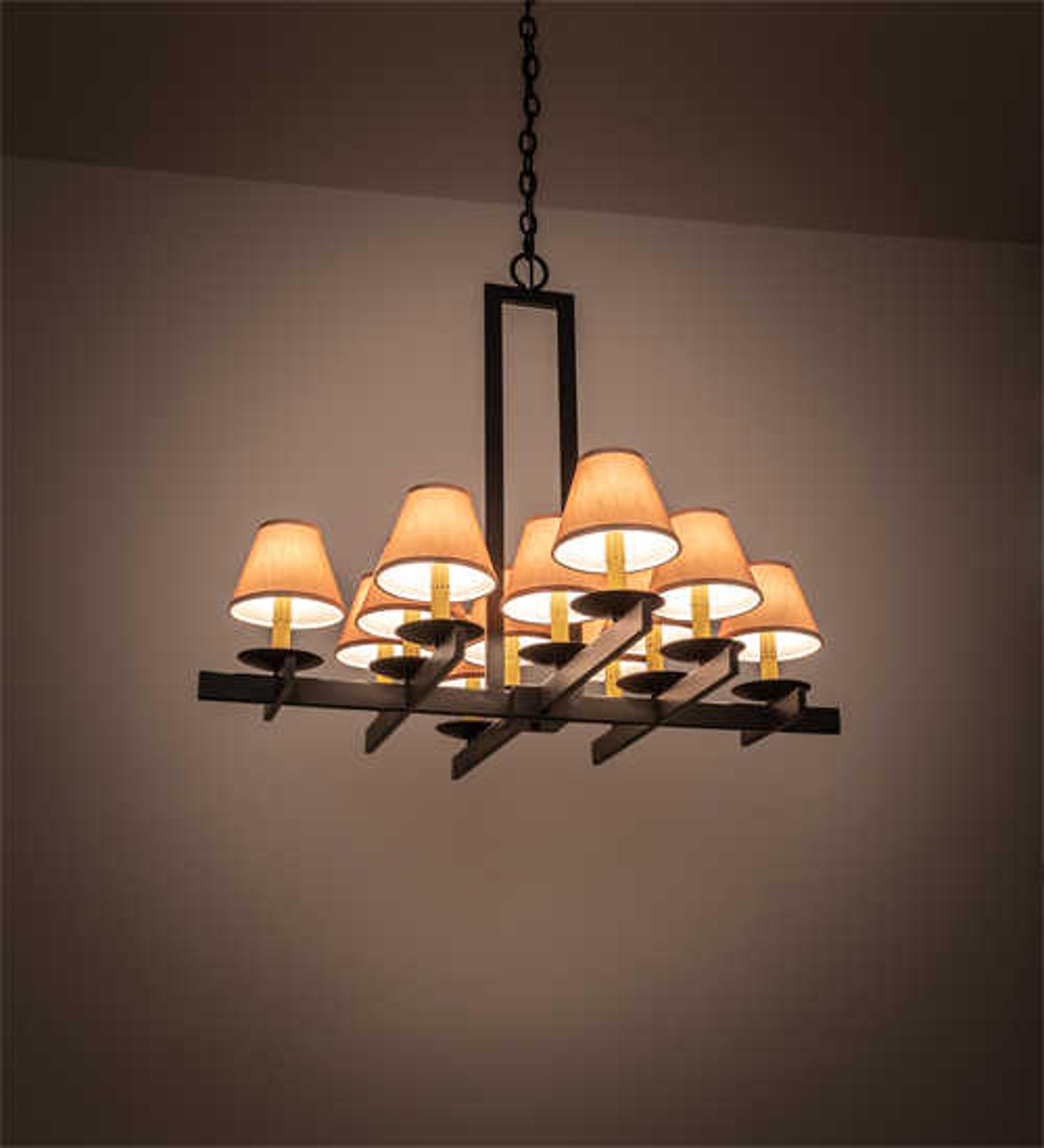 Meyda Dante 12-Light Black Empire Chandelier
