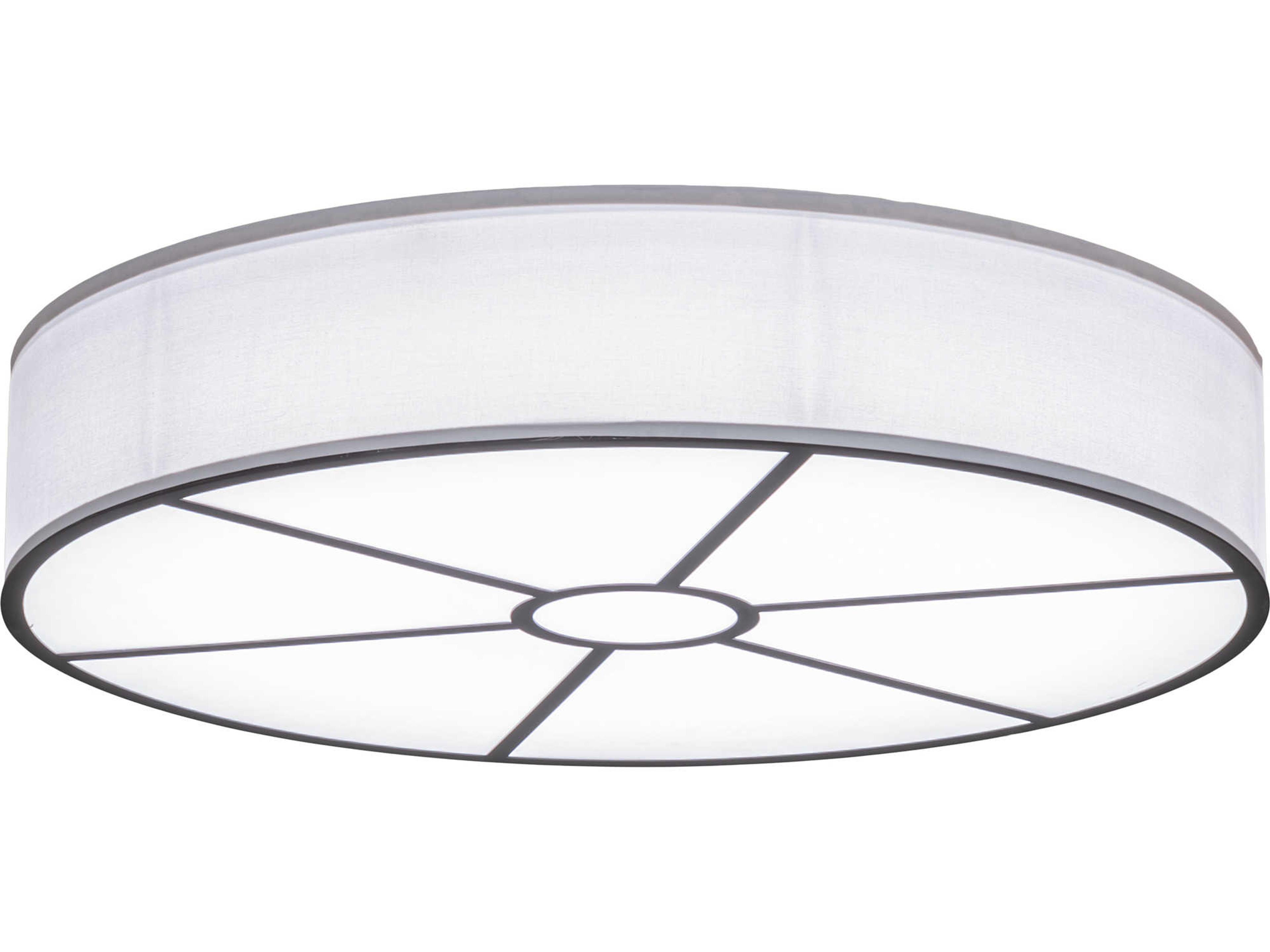 Meyda Cilindro Oil Rubbed Bronze LED Drum Flush Mount