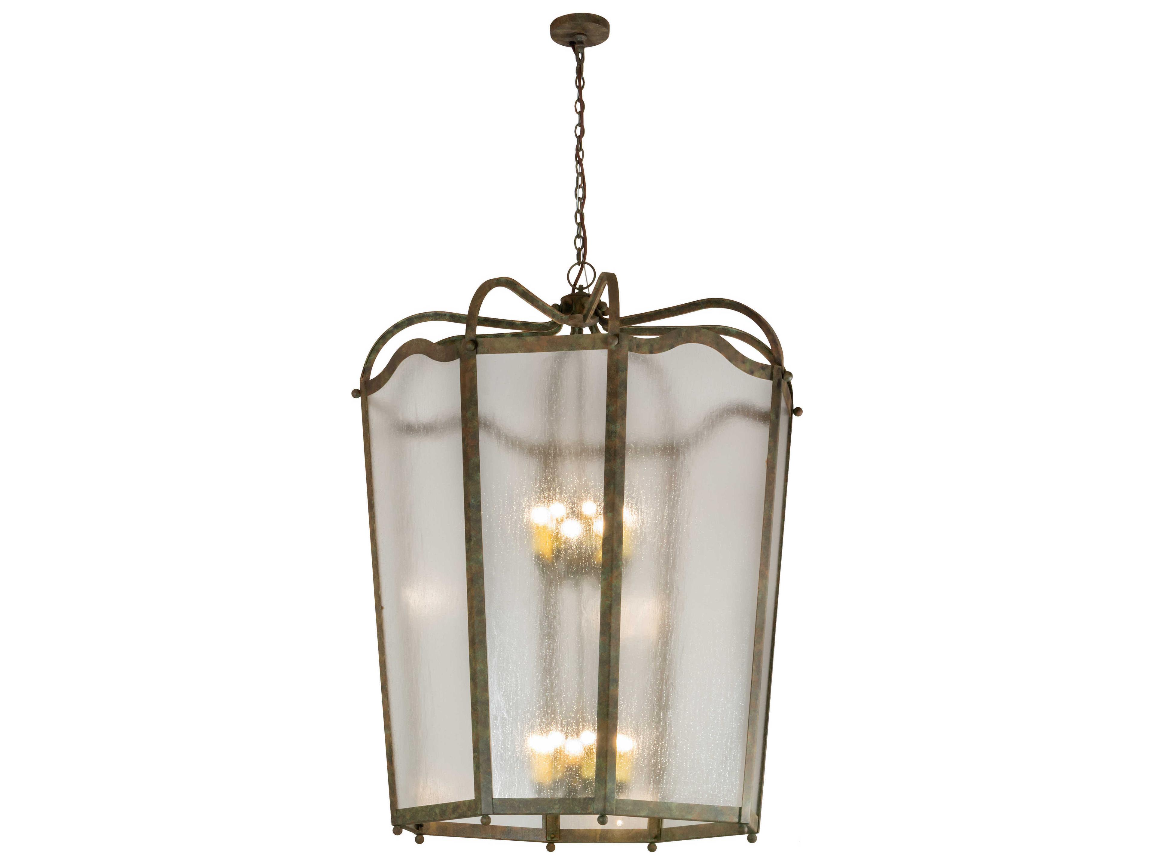 Meyda Citadel 16-Light6-Light Rust Brown Candelabra Chandelier