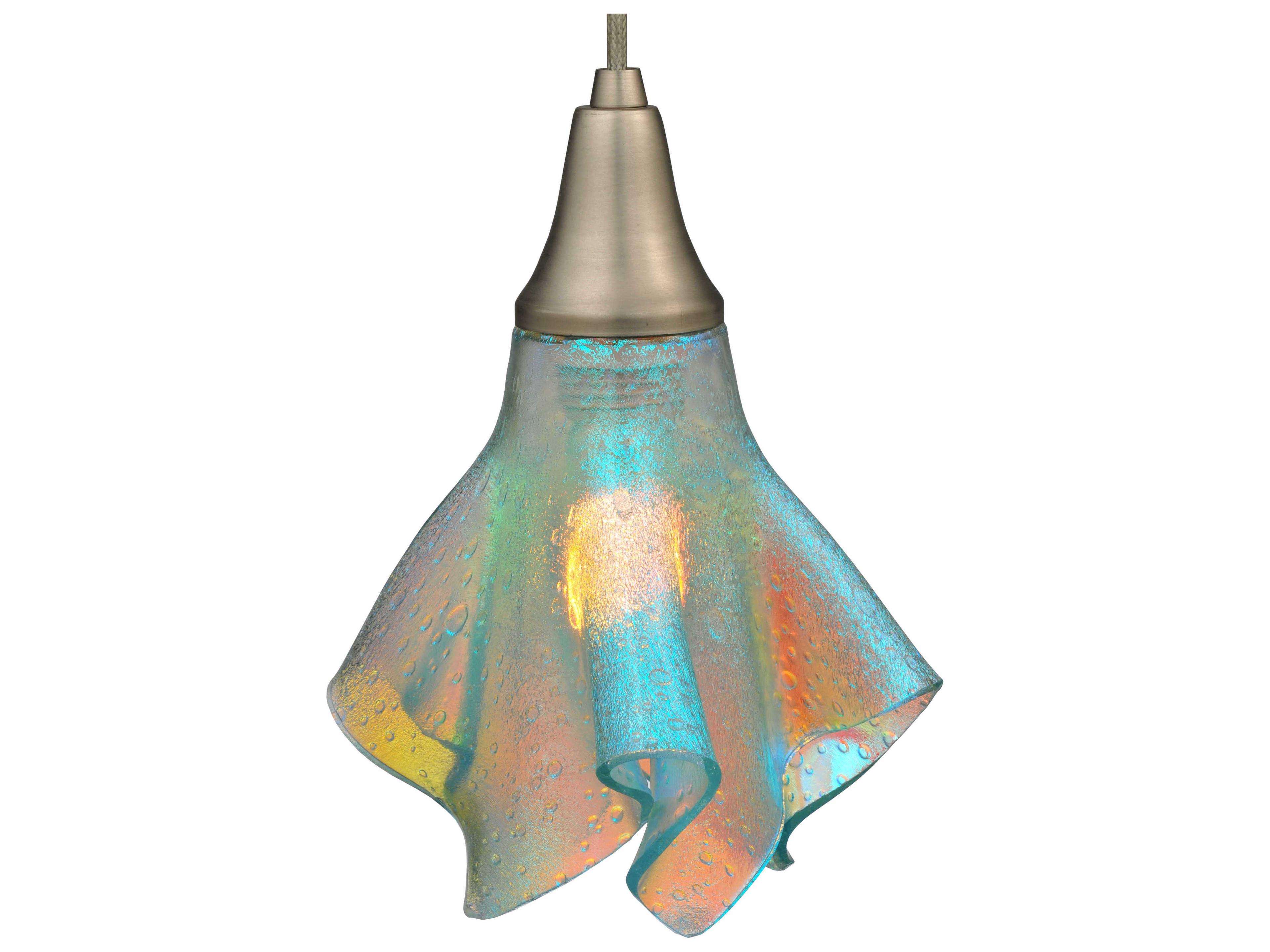 Meyda Metro Fusion 1-Light Gray Mini Pendant