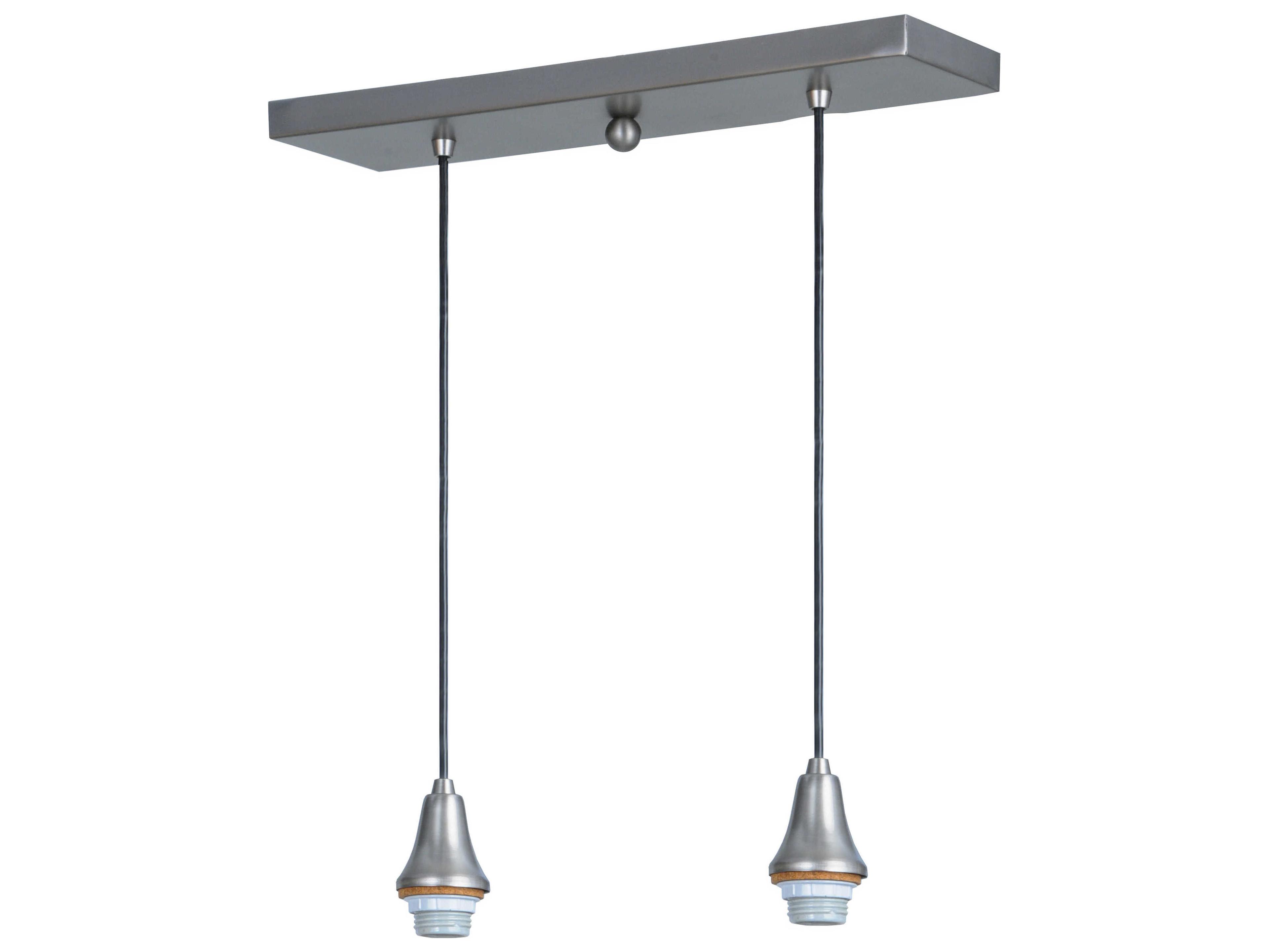 Meyda Brushed Nickel 2 - Light Island Light Hardware