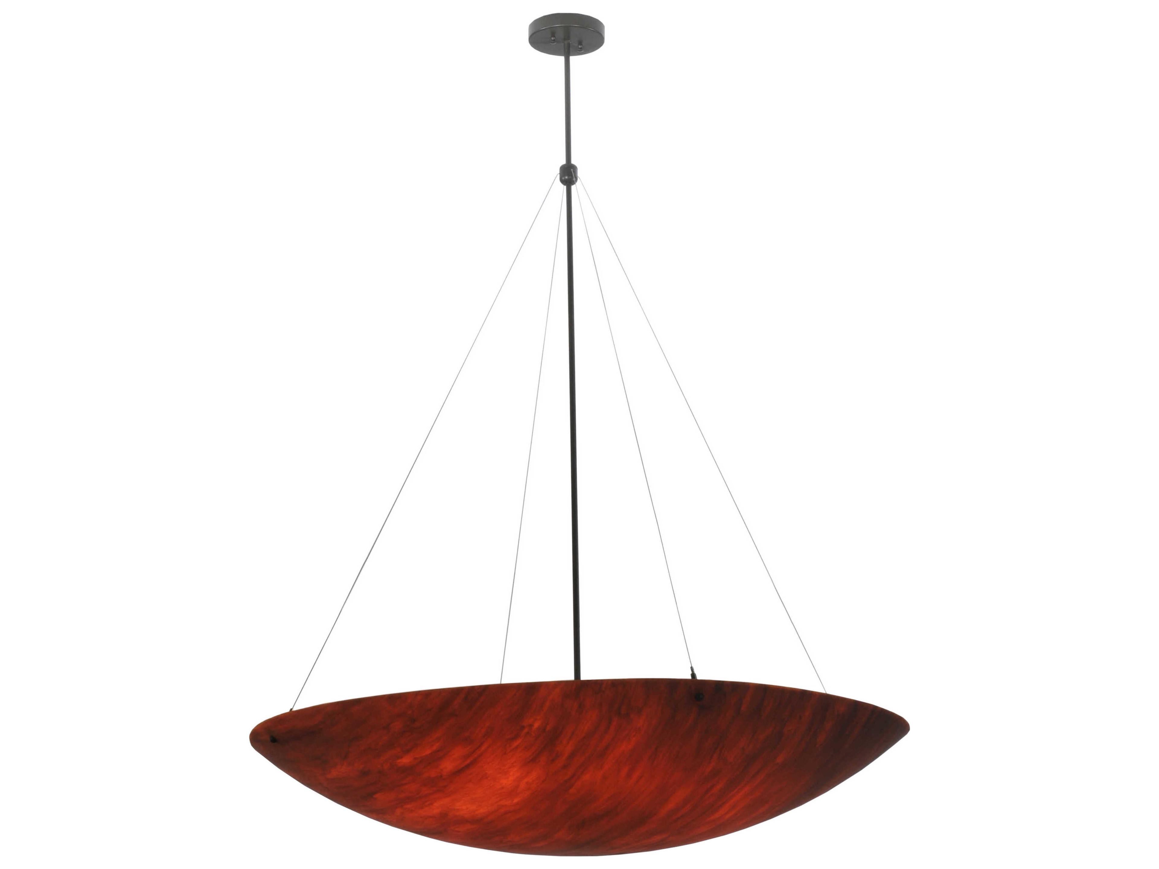 Meyda Cypola 8-Light Bronze Bowl Pendant