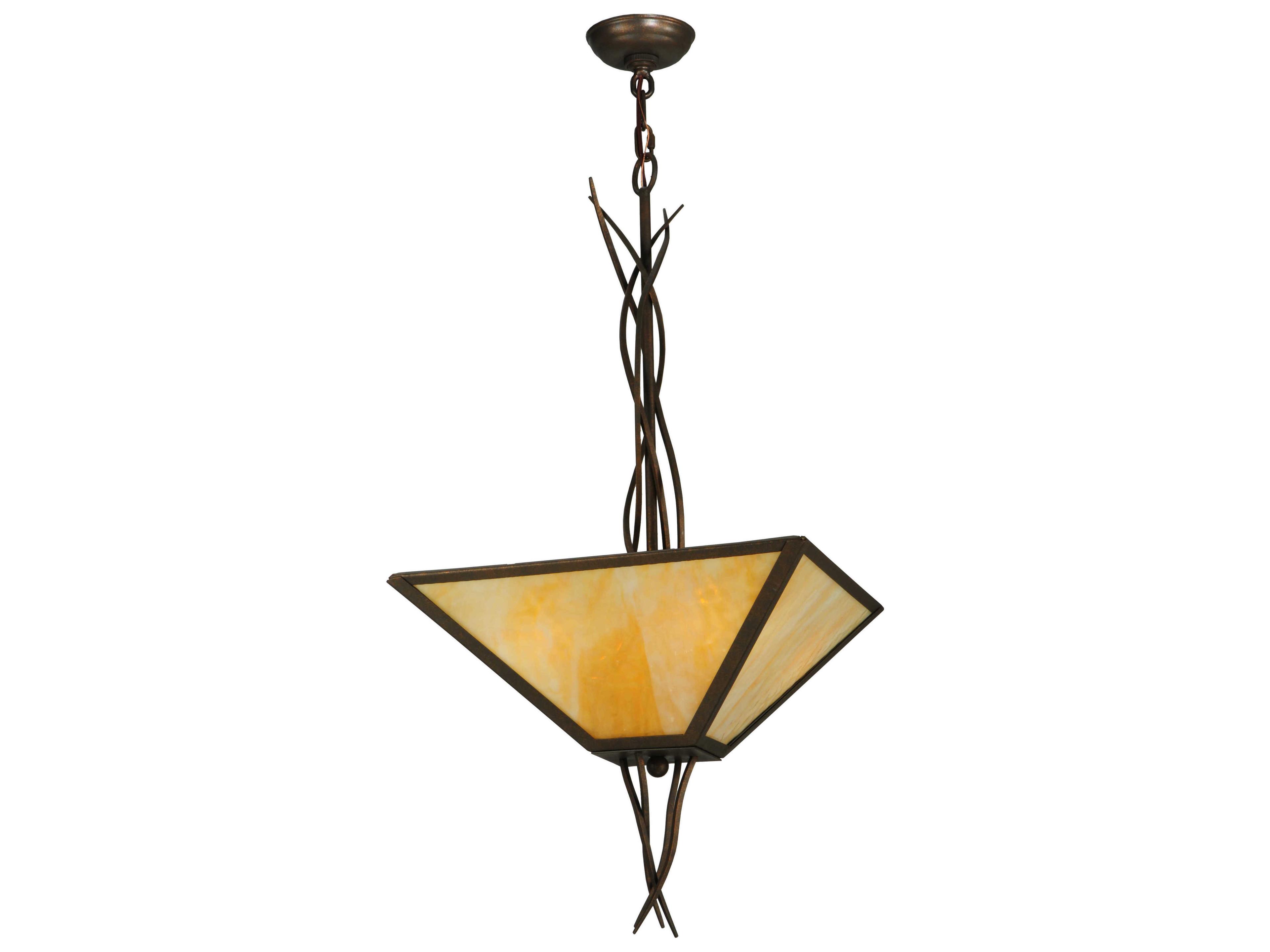 Meyda Anala Inverted 4-light Pendant Light
