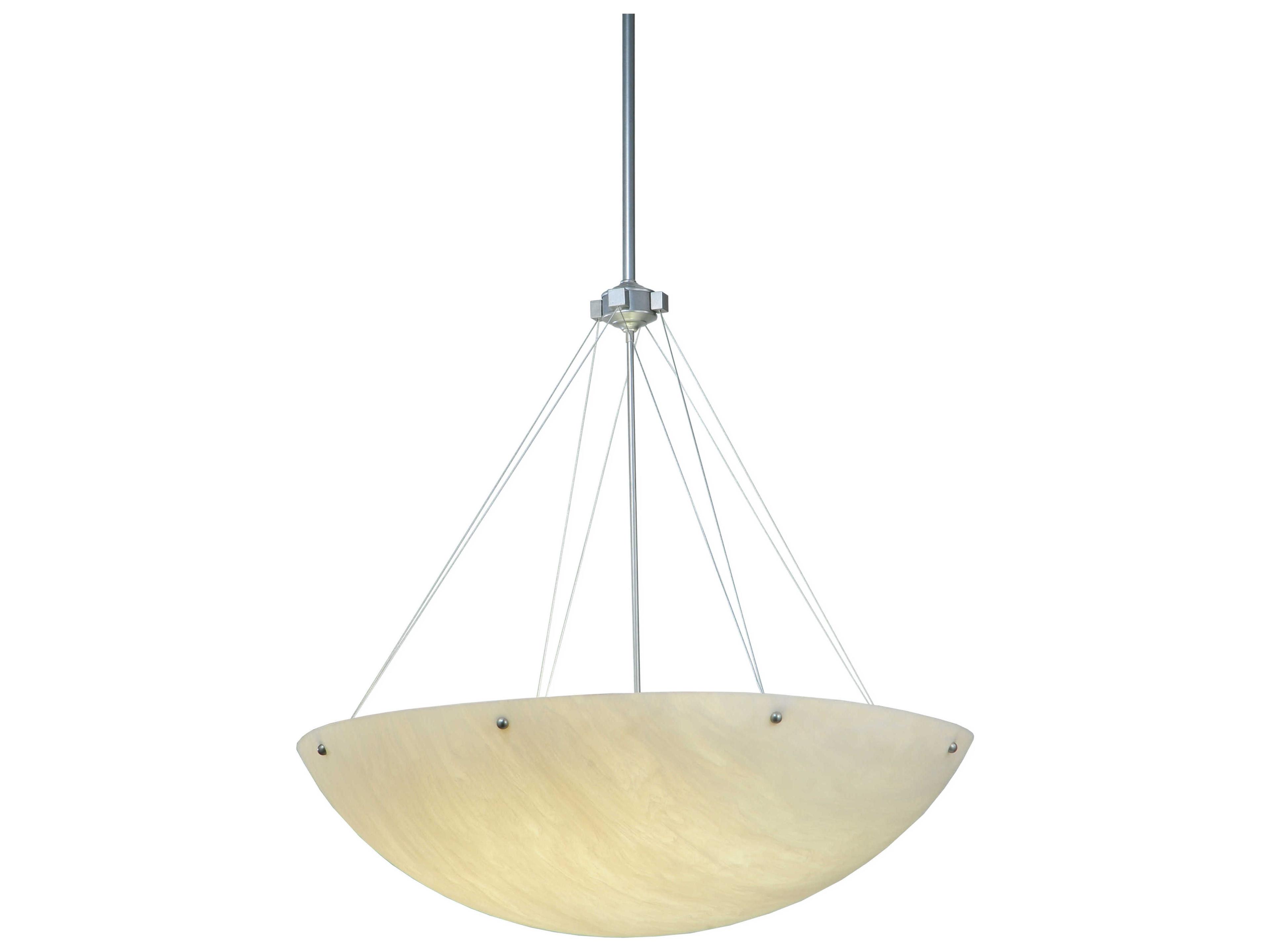 Meyda Cypola 8-Light Nickel Bowl Pendant