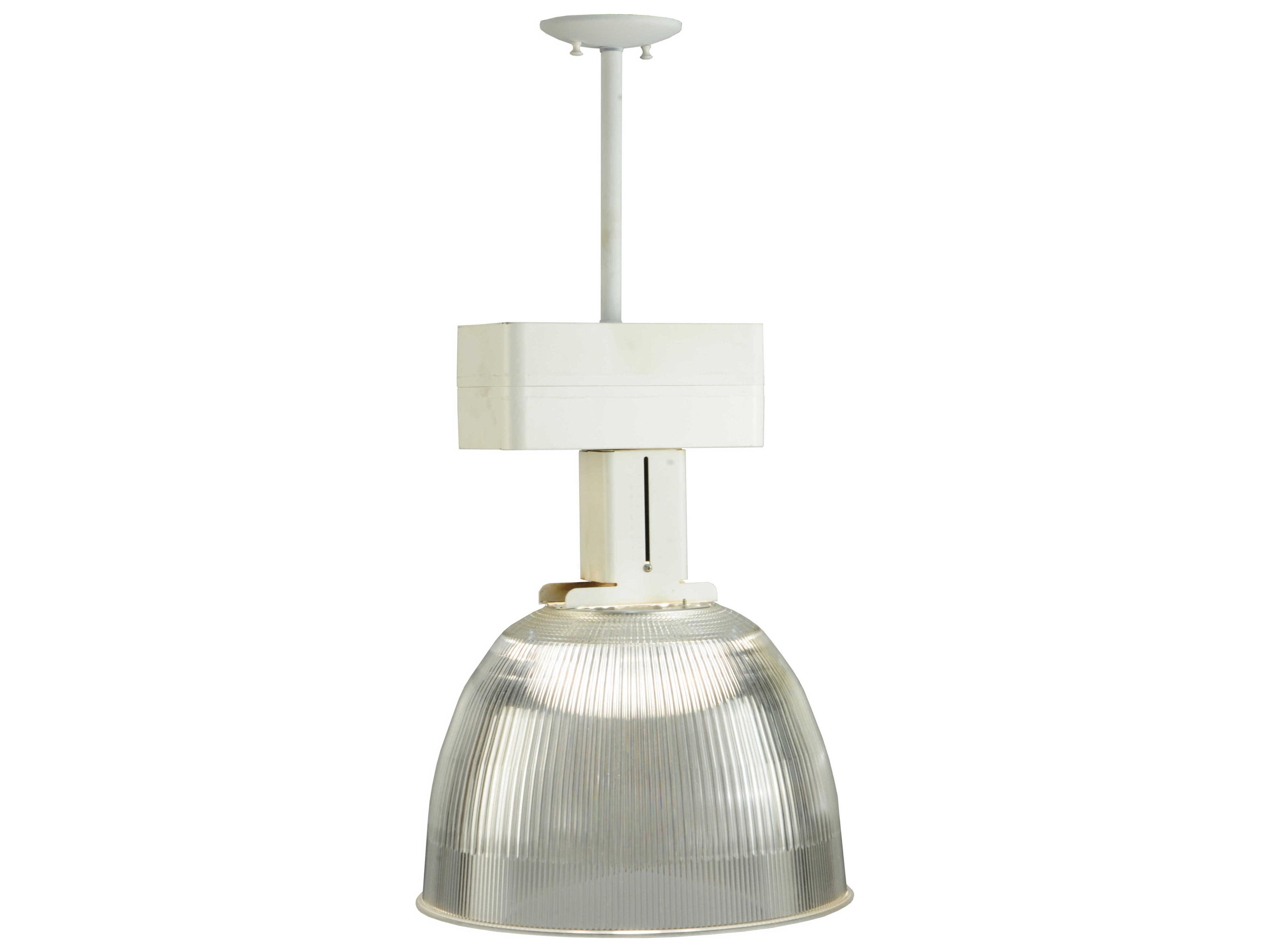 Meyda Contemporary 1-Light White Bell Pendant