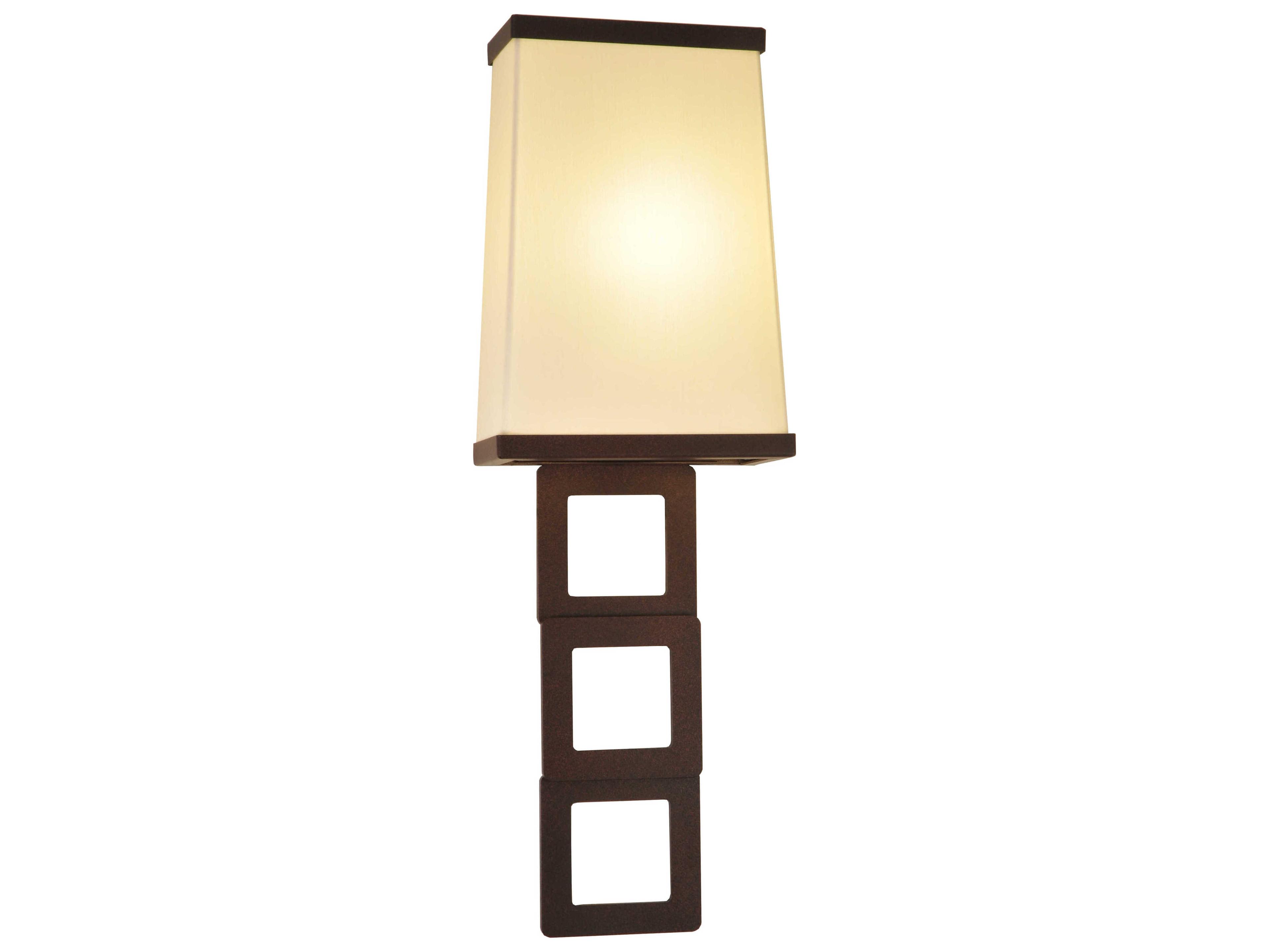 Meyda Contemporary 1-Light Brown Wall Sconce