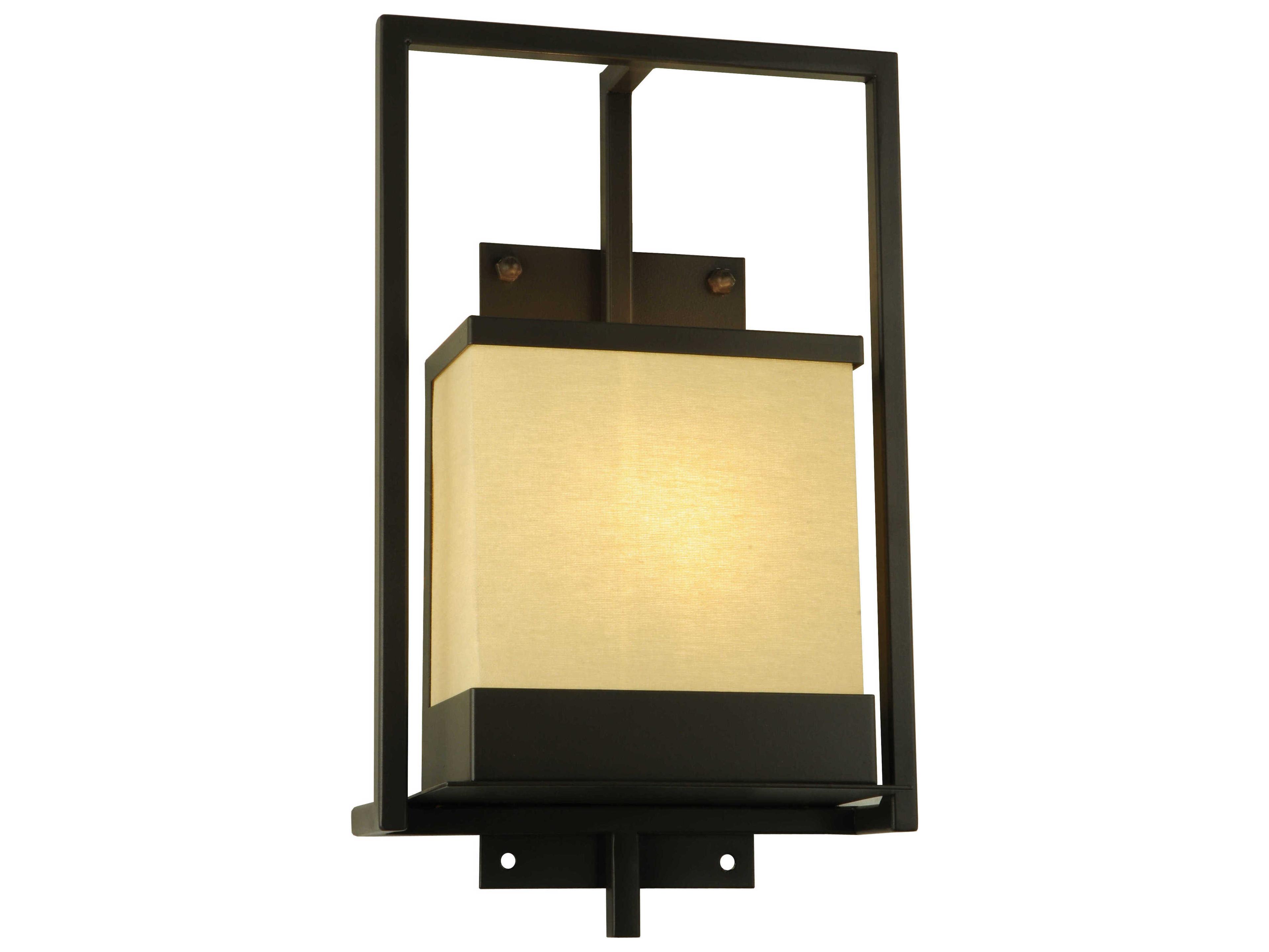 Meyda Contemporary 1-Light Bronze Wall Sconce