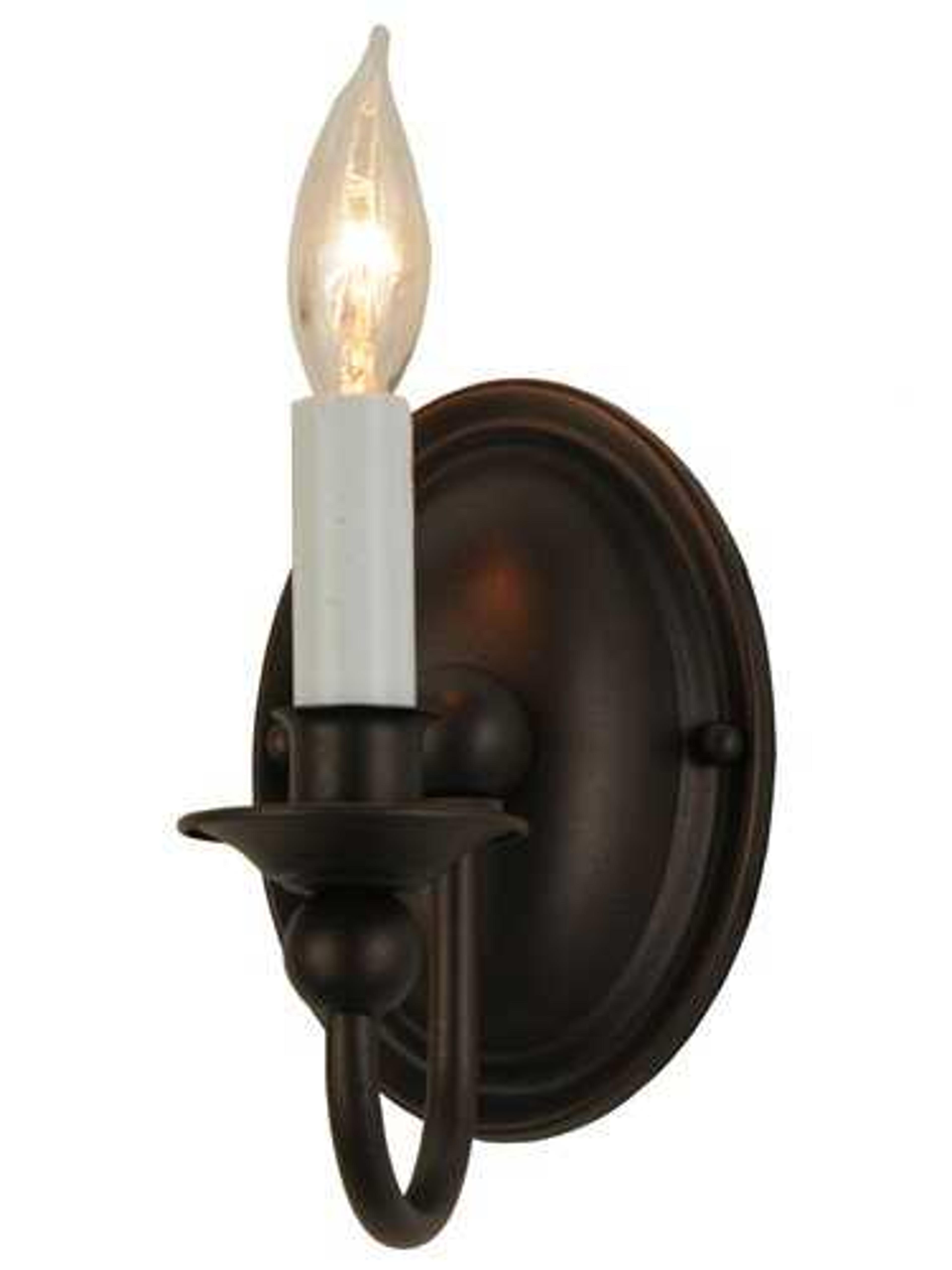 Meyda Contemporary 1-Light Bronze Wall Sconce
