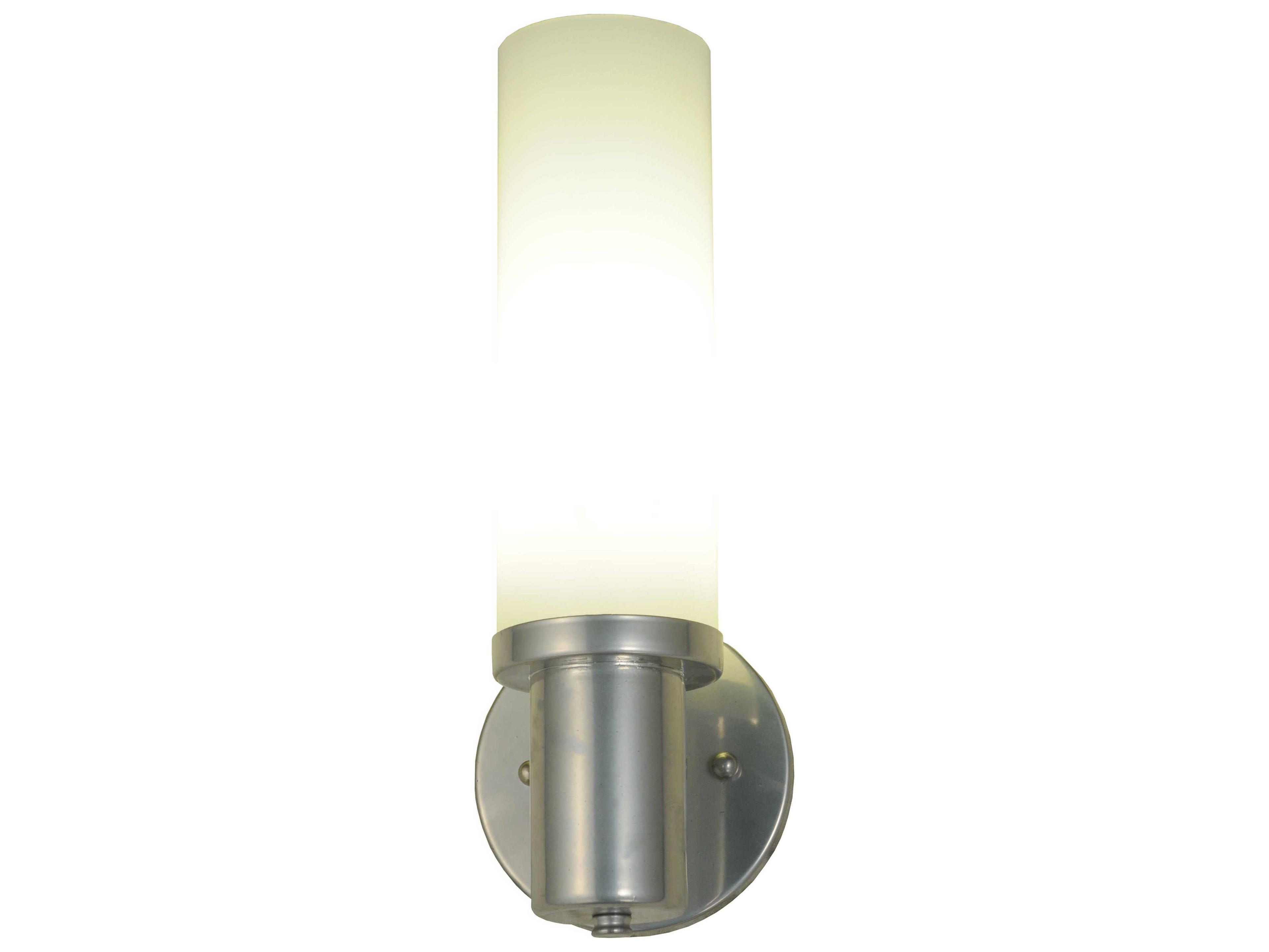 Meyda Contemporary 1-Light Gray Glass Wall Sconce