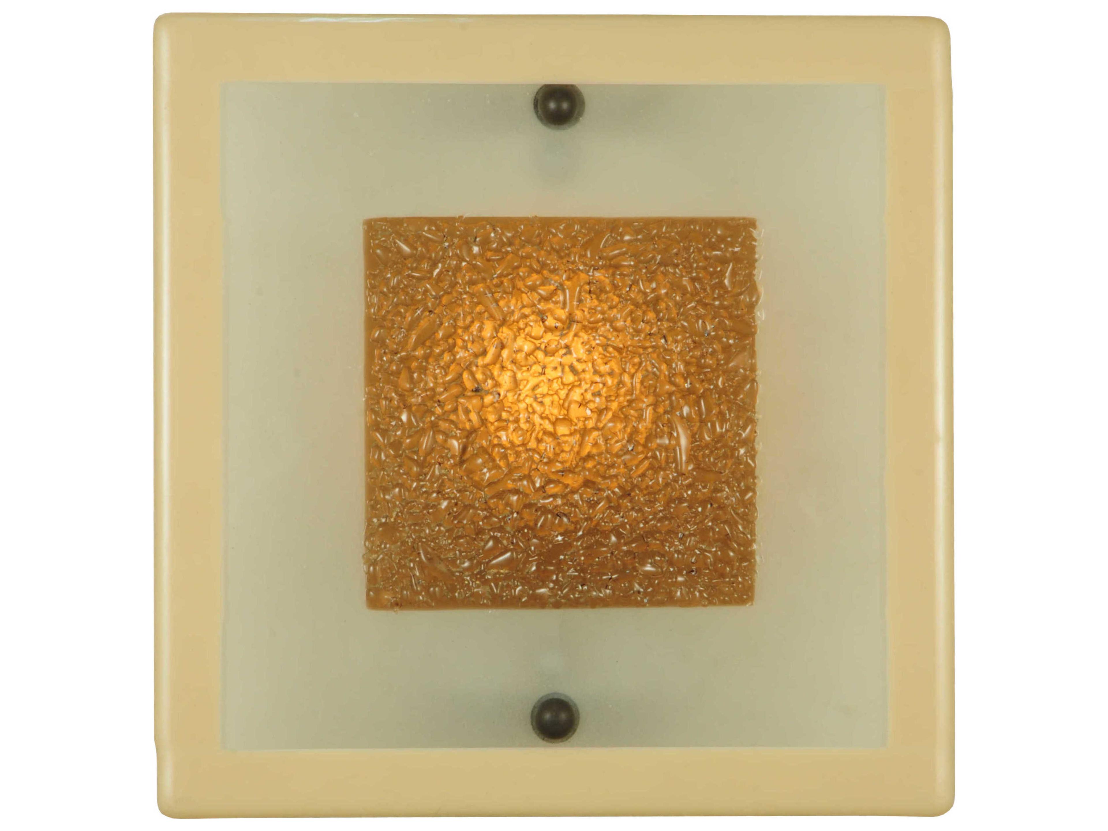 Meyda Metro Fusion 1-Light Clear Wall Sconce