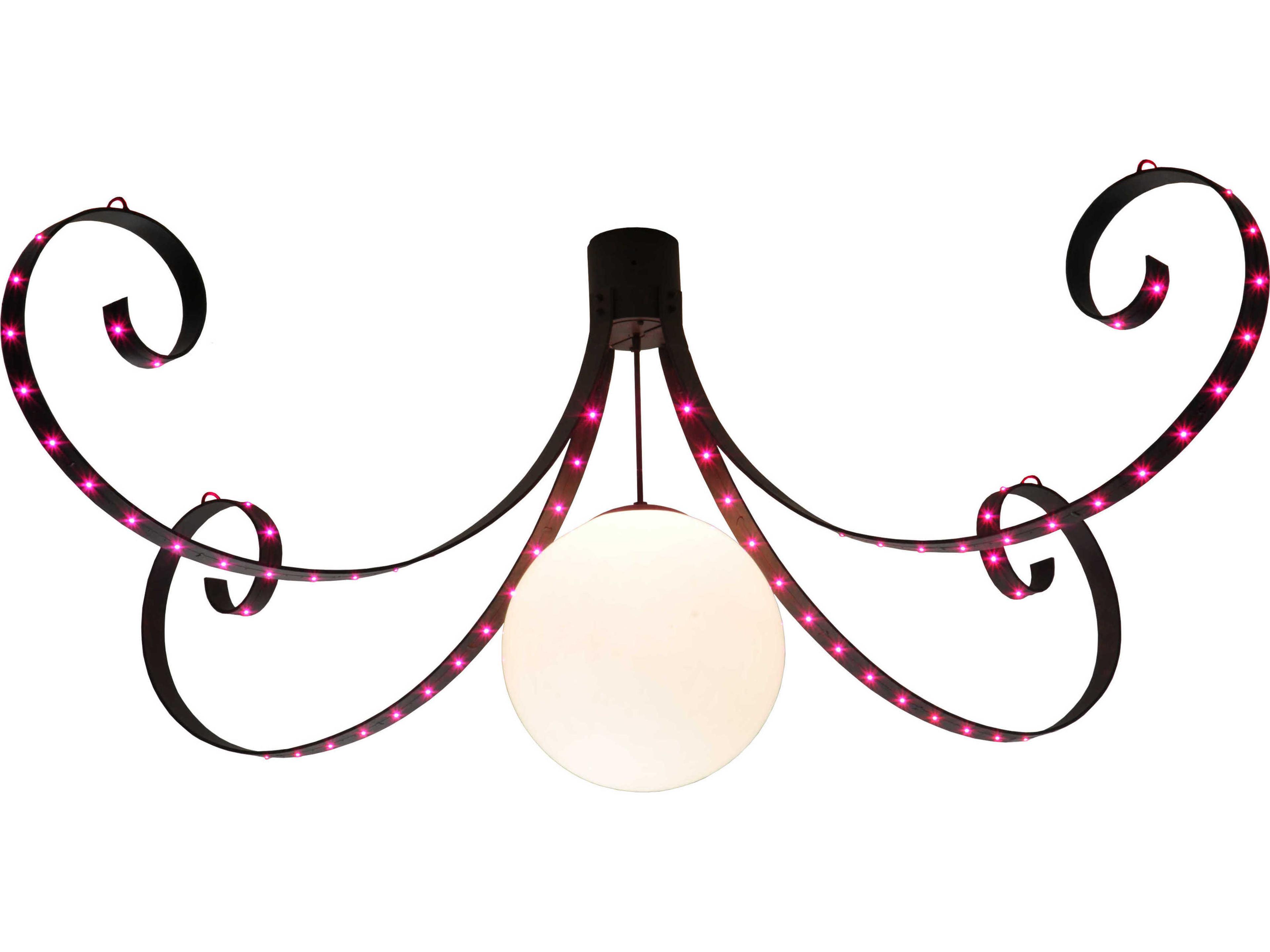 Meyda Deco 1-Light LED Globe Flush Mount