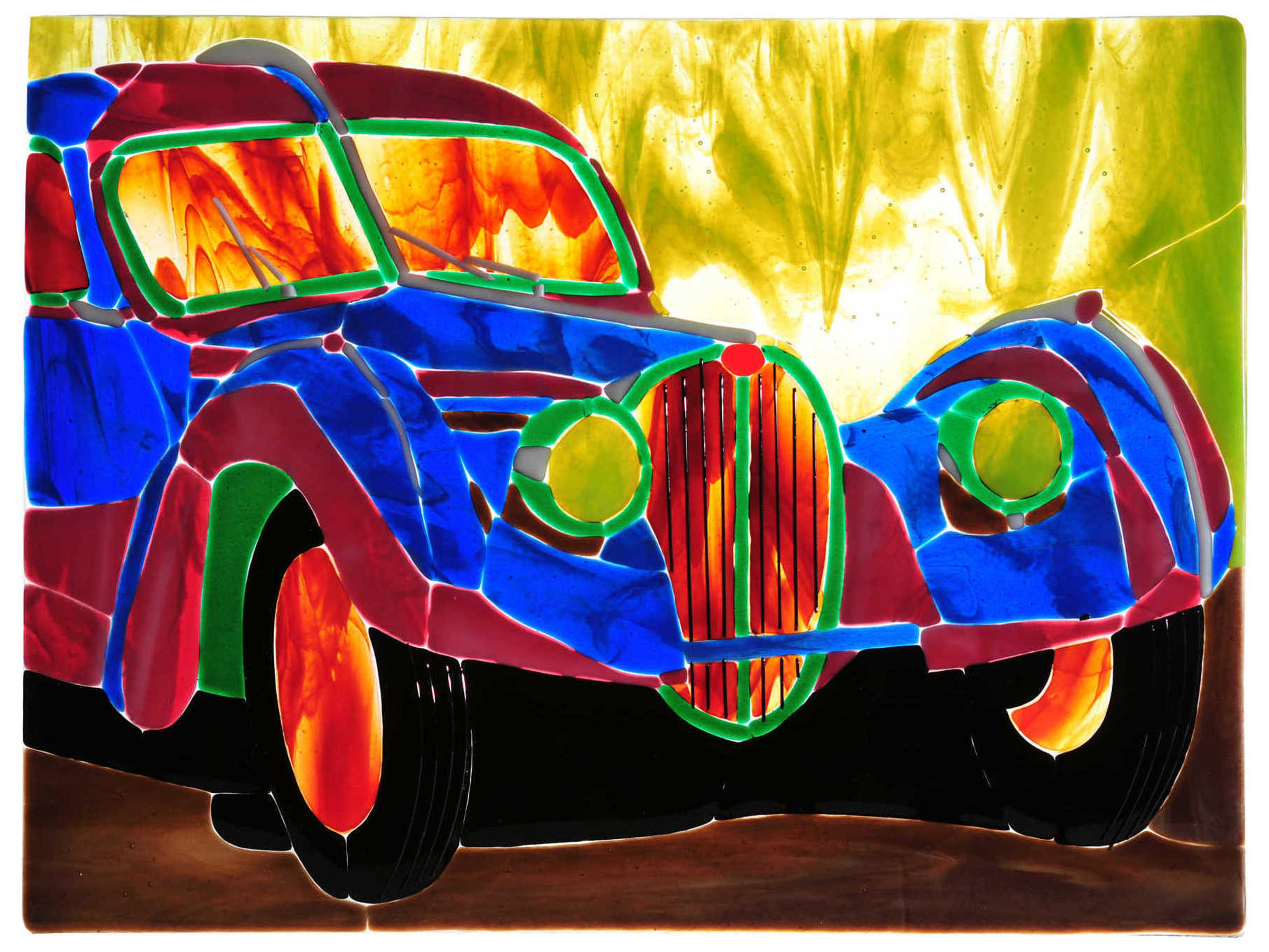 Meyda Metro Fusion Bugatti Atlantic Glass Window