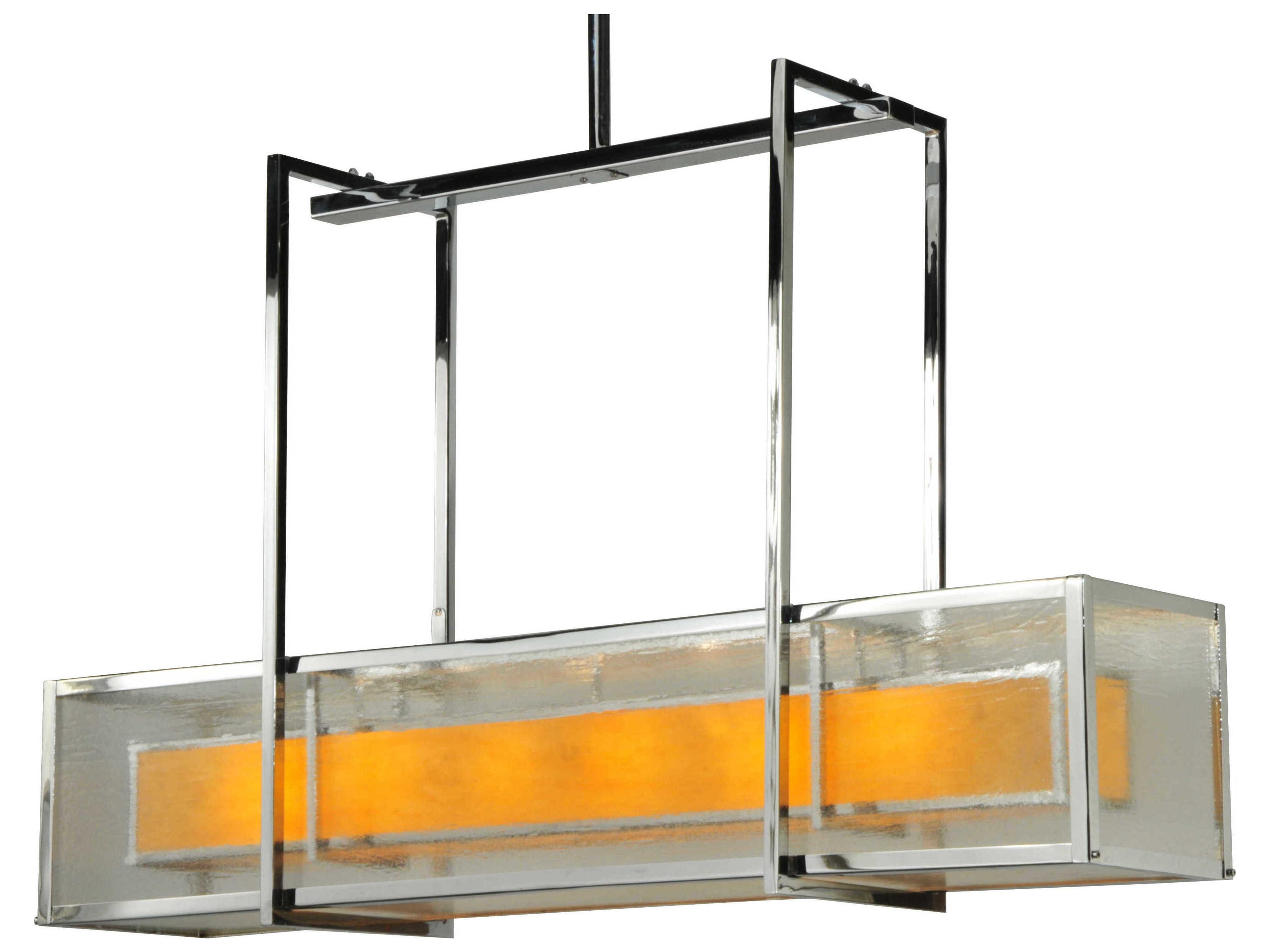 Meyda Deco 6-Light Gray Linear Pendant