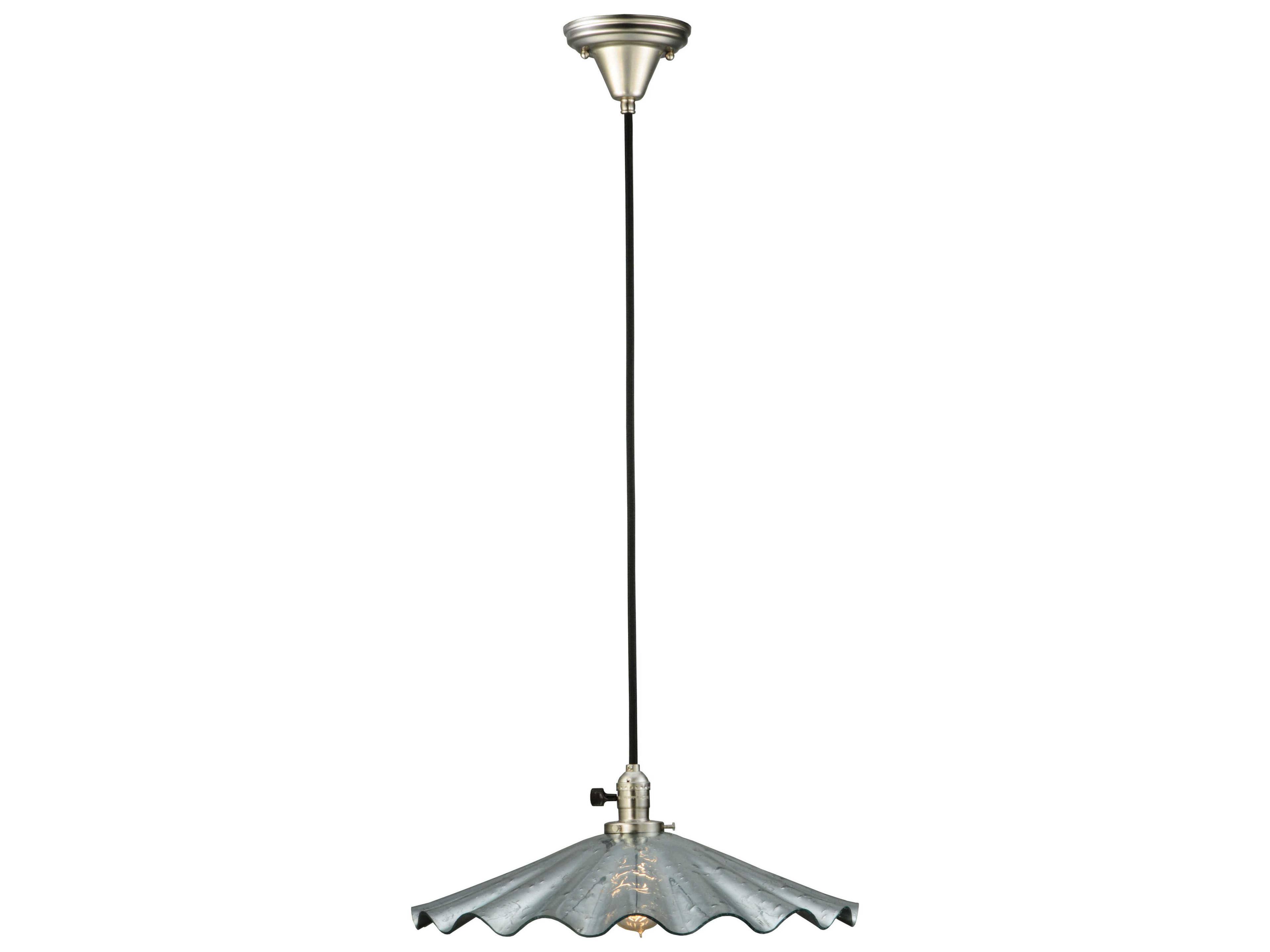 Meyda Metro Fusion 1-Light Gray Bell Pendant