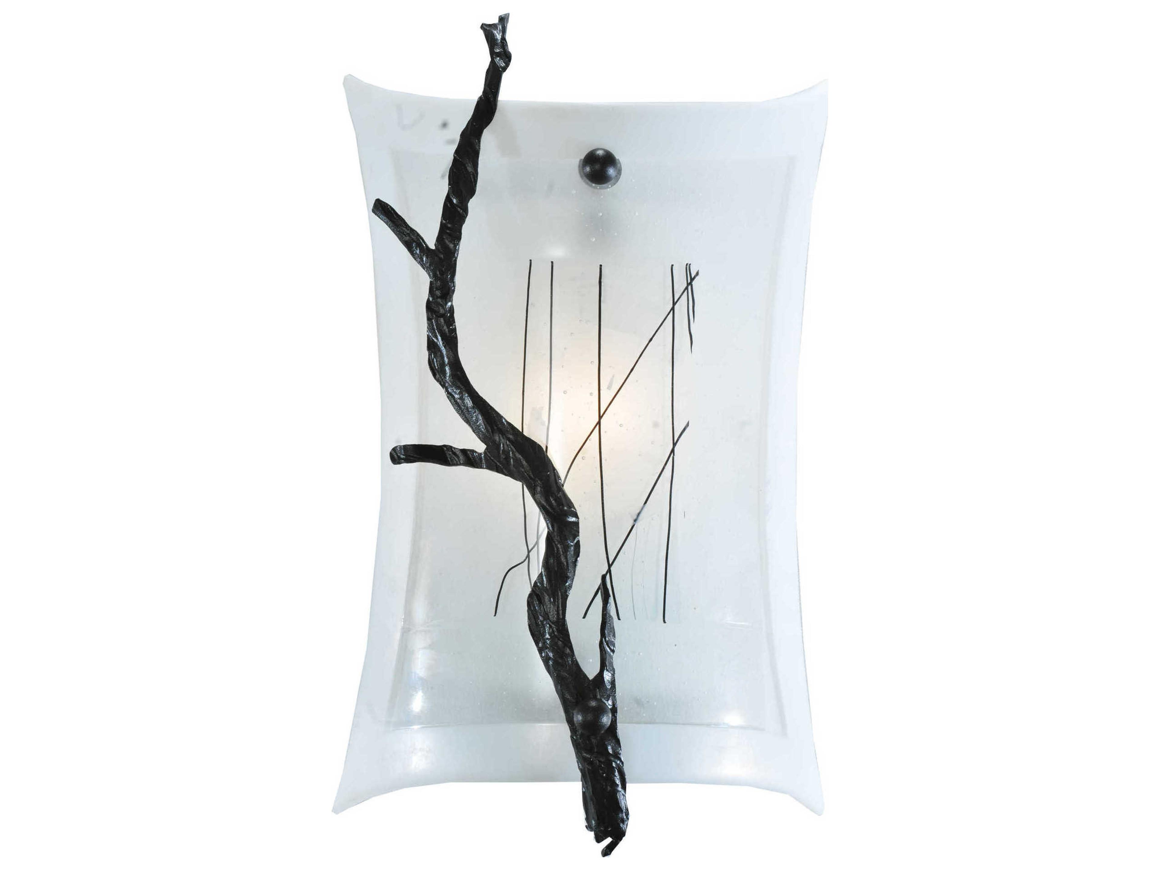 Meyda Twigs 1-Light Nickel Wall Sconce