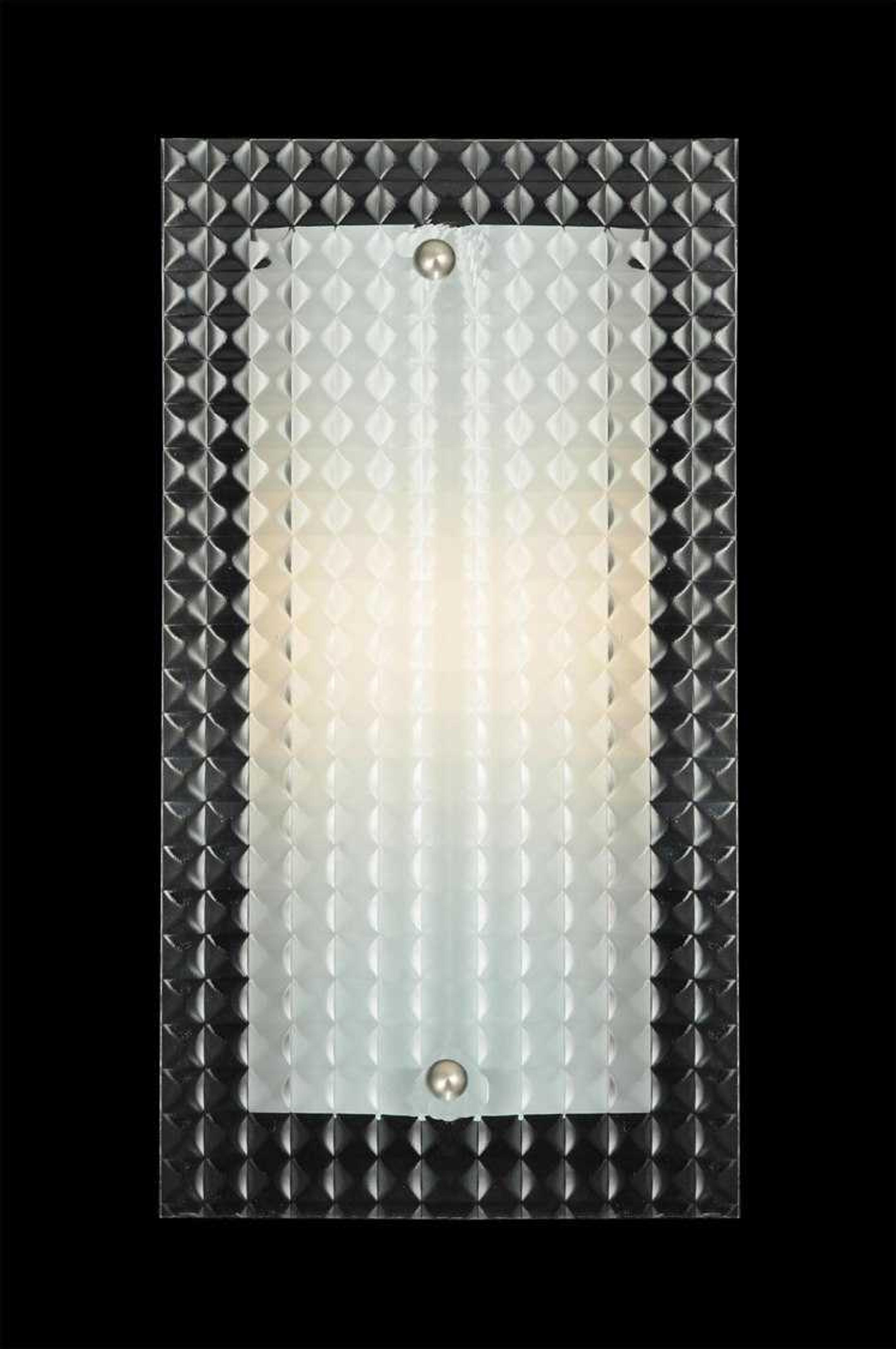 Meyda Deco 1-Light Nickel Wall Sconce