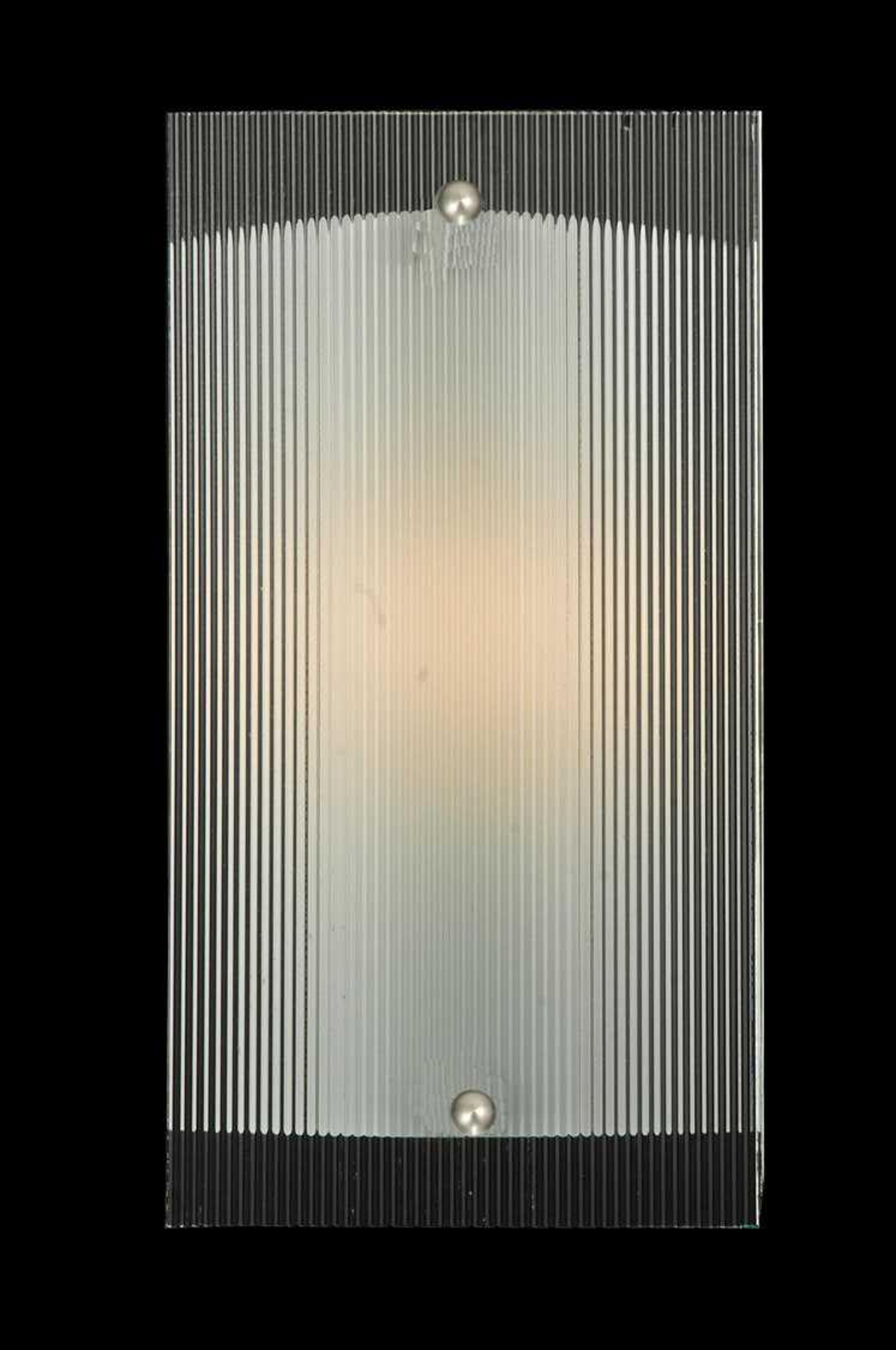 Meyda Deco 1-Light Nickel Wall Sconce