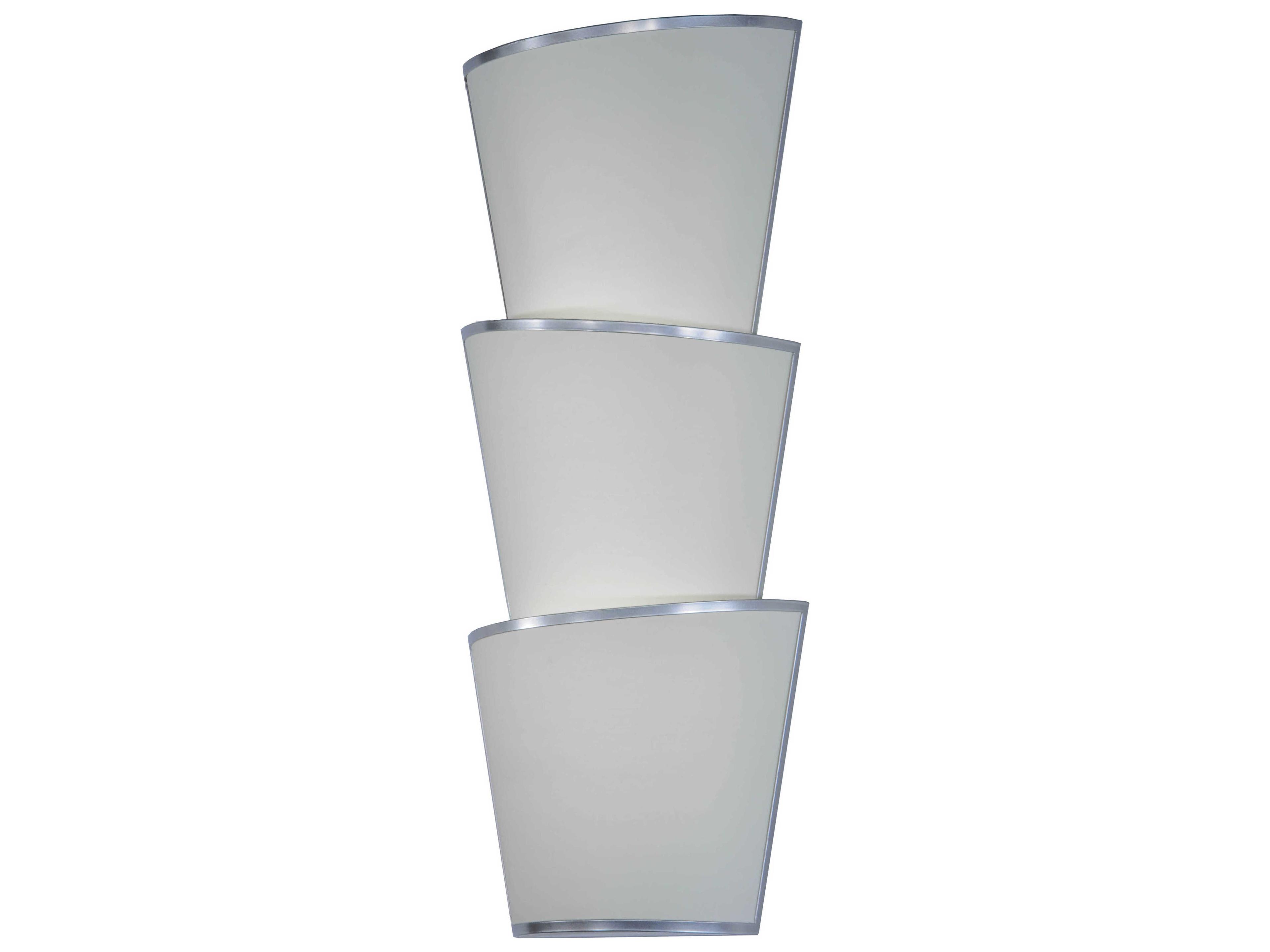 Meyda Deco 1-Light Nickel Wall Sconce