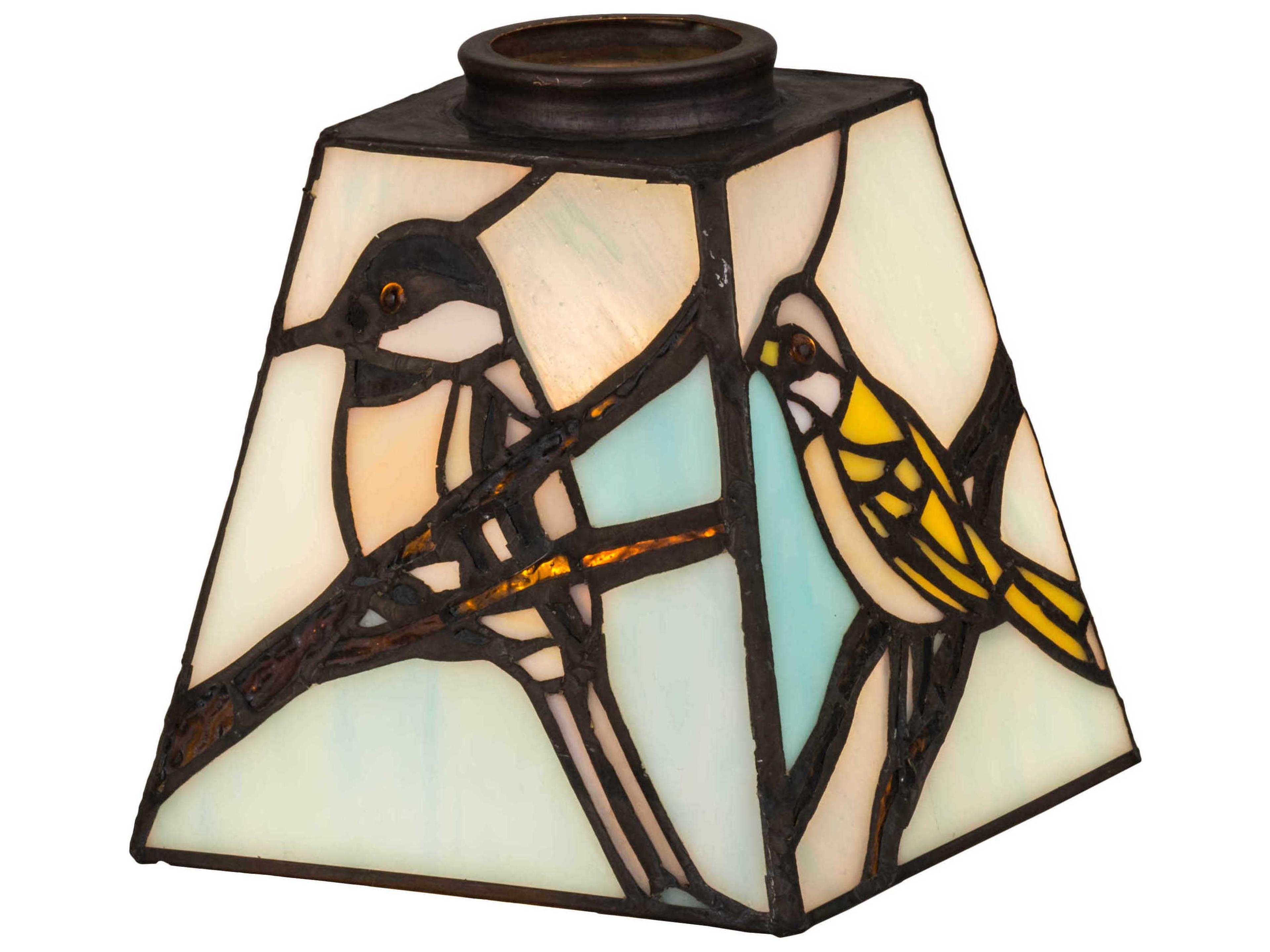 Meyda Early Morning Visitors Seafoam Shade