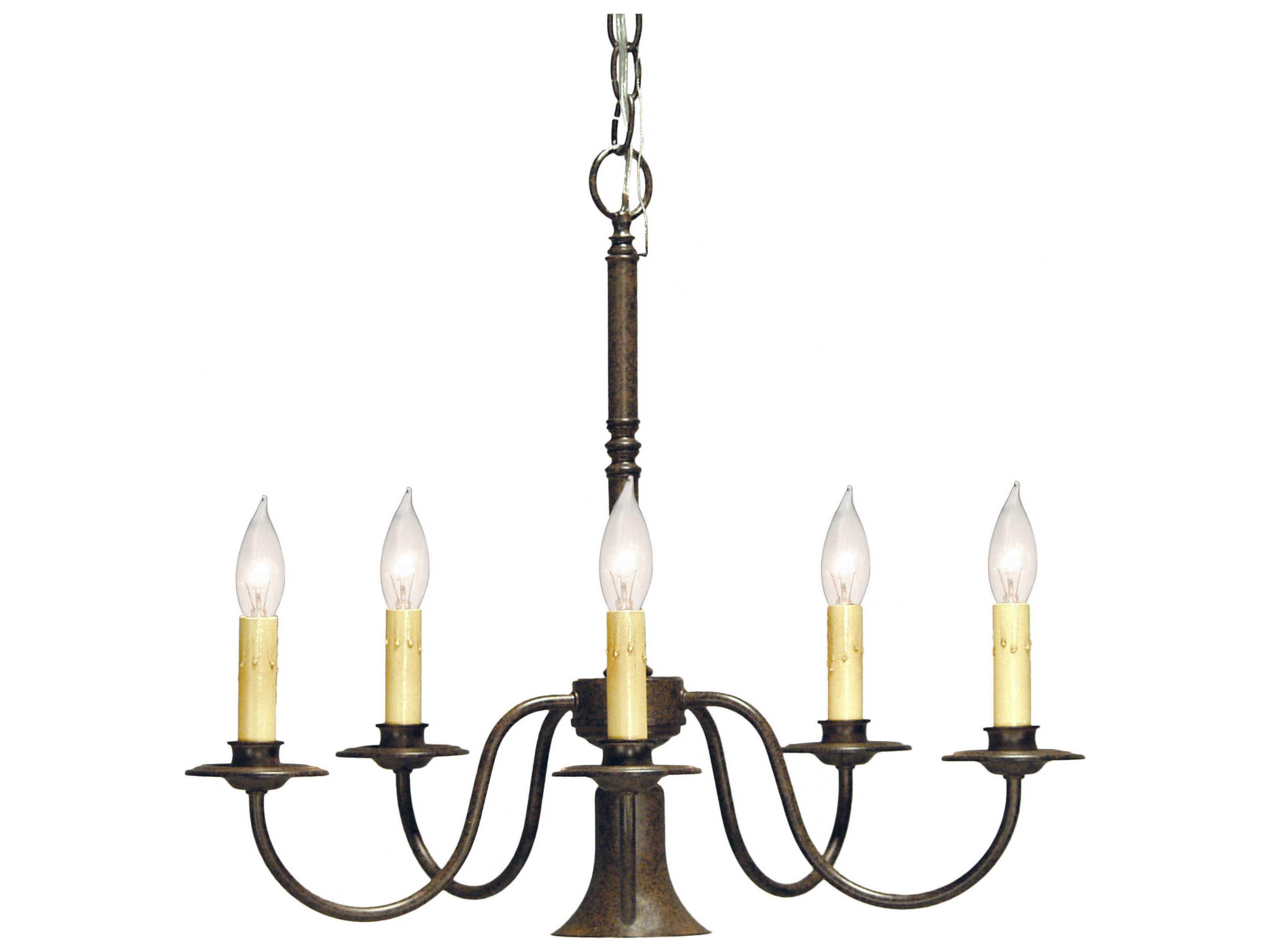 Meyda Eden 6-Light Chestnut Brown Candelabra Chandelier