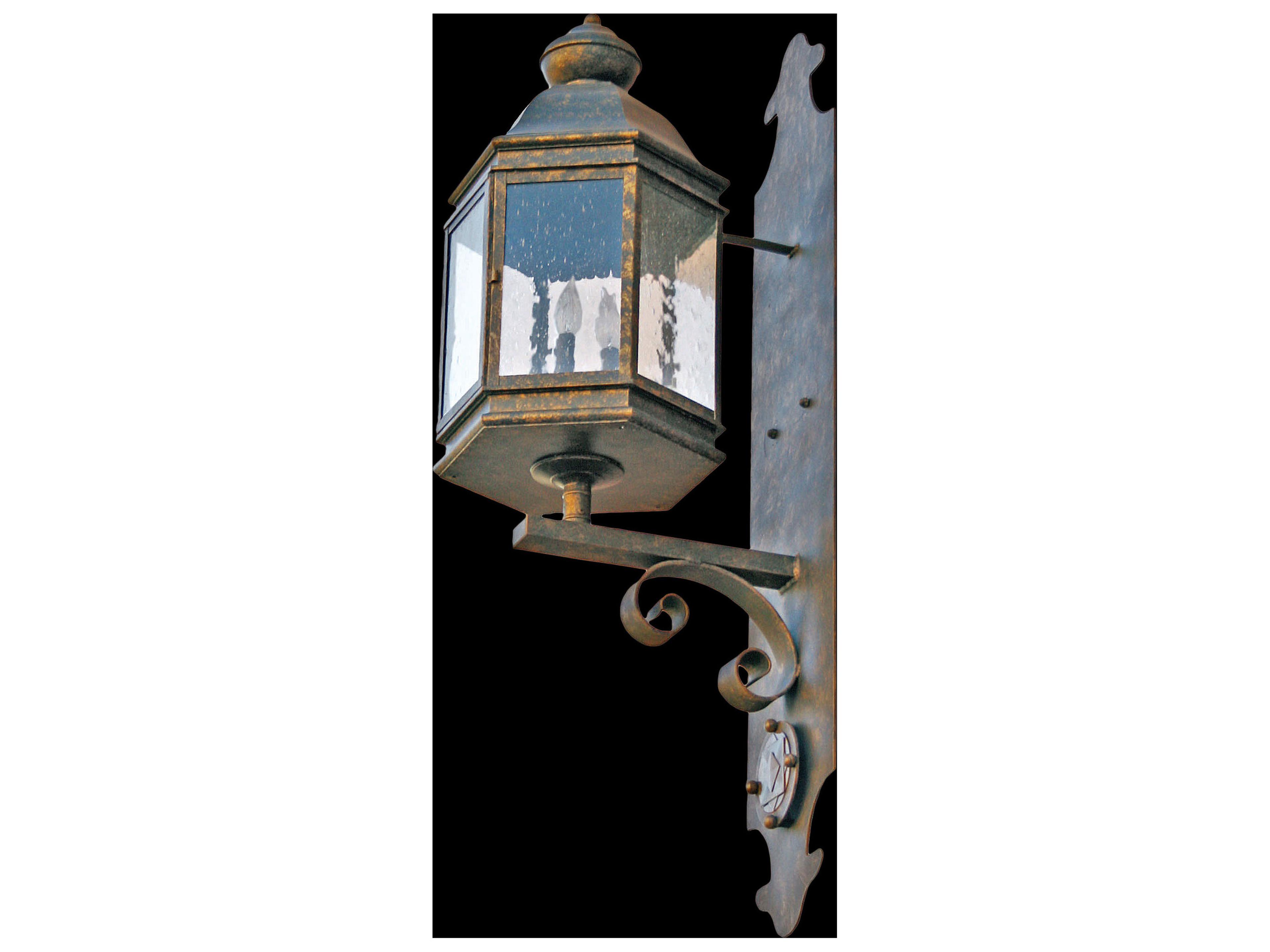 Elemental 3 - Light Glass Outdoor Wall Light