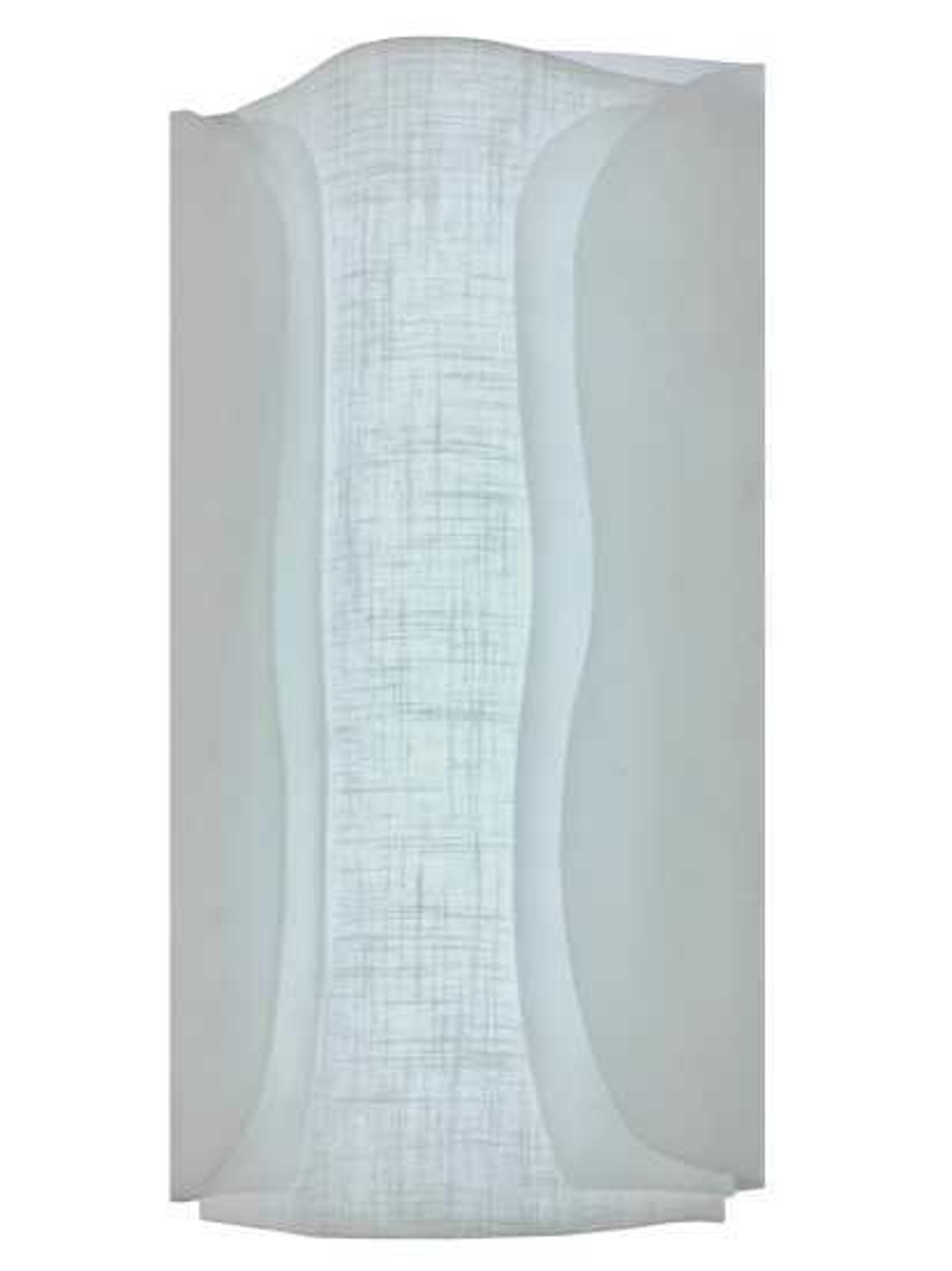 Meyda Fabric 2-Light Gray LED Wall Sconce