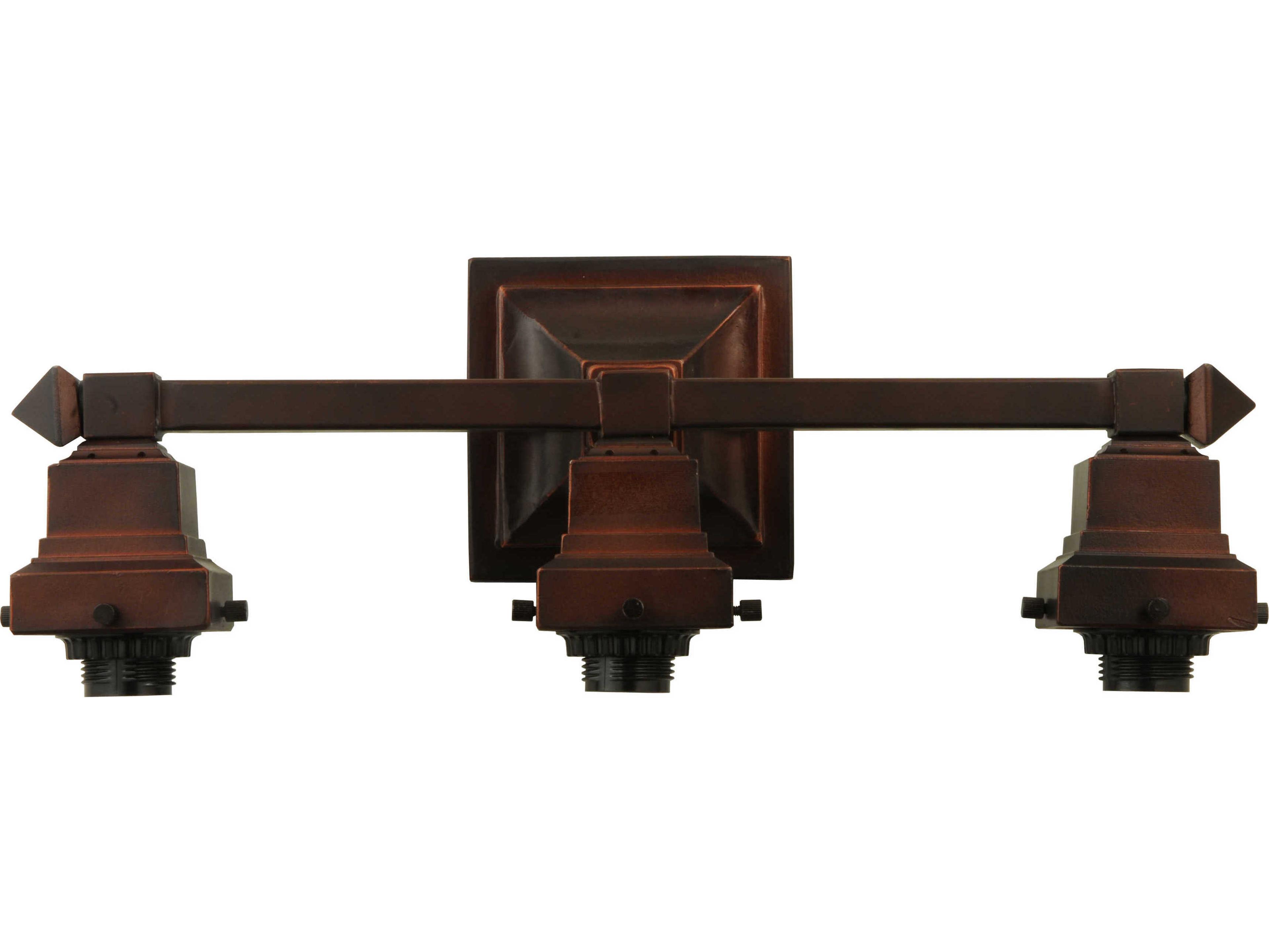 Meyda Mission Mahogany Bronze Vanity Hardware