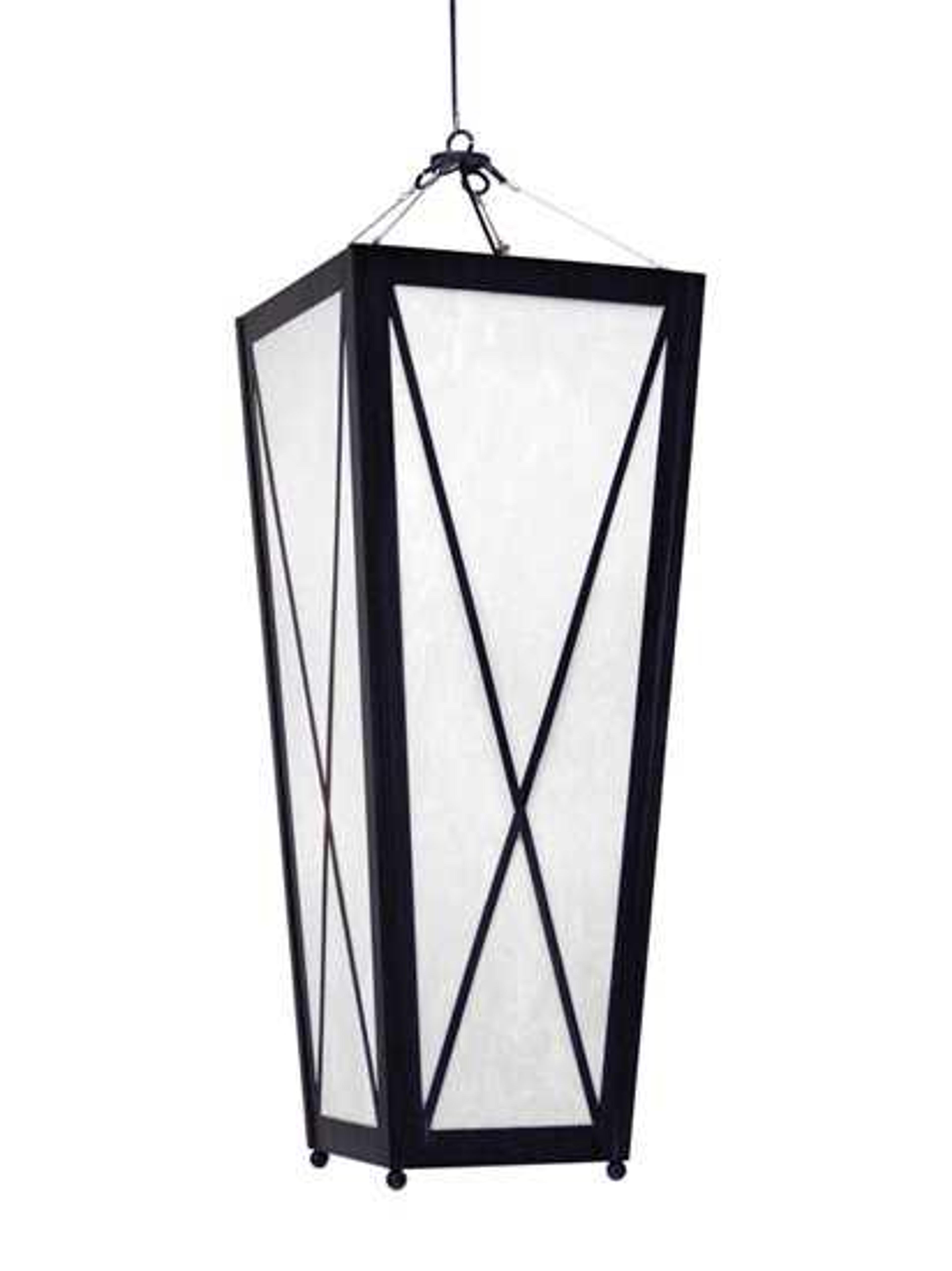 Meyda Fixtures 8-Light Black Geometric Pendant