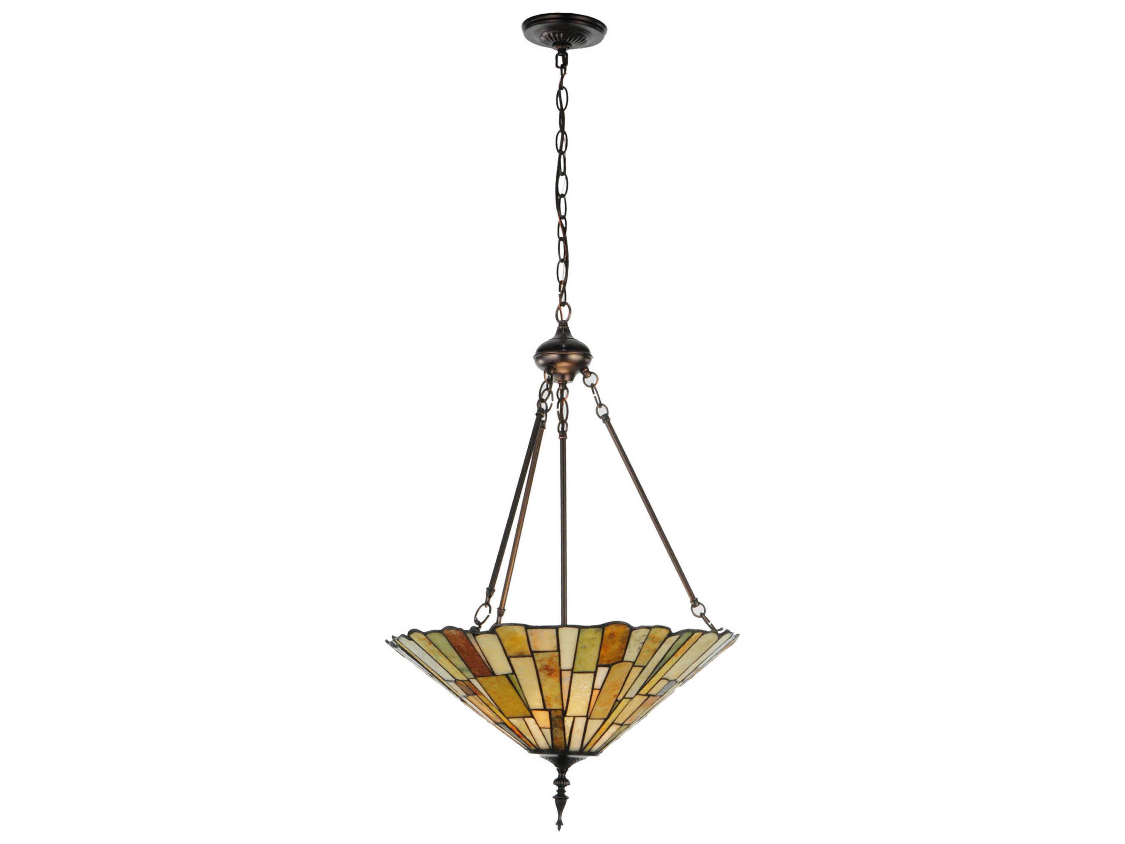 Meyda Delta Jadestone Inverted Pendant Light
