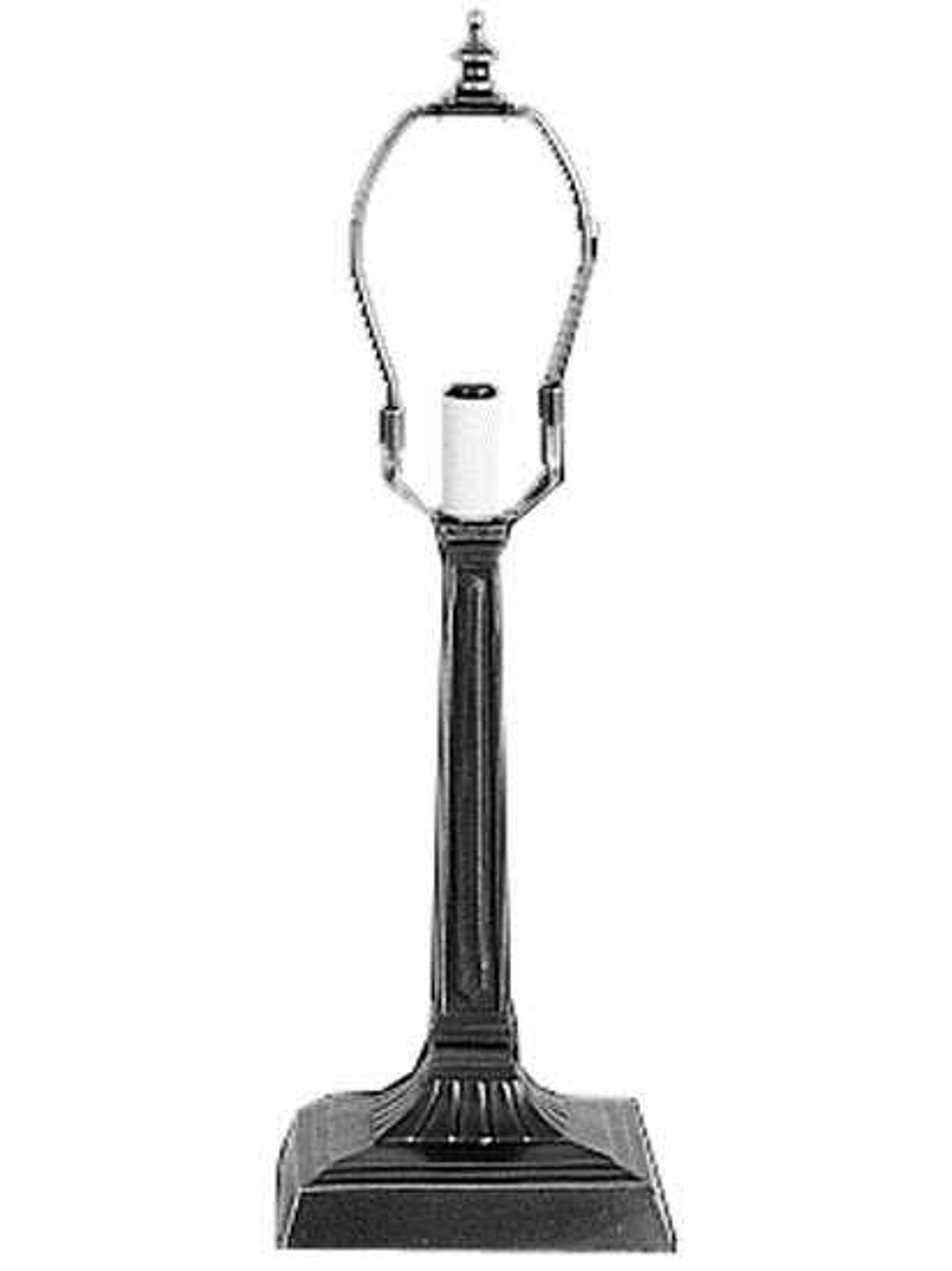 Meyda Deco Mission 6 Harp Table Lamp Base