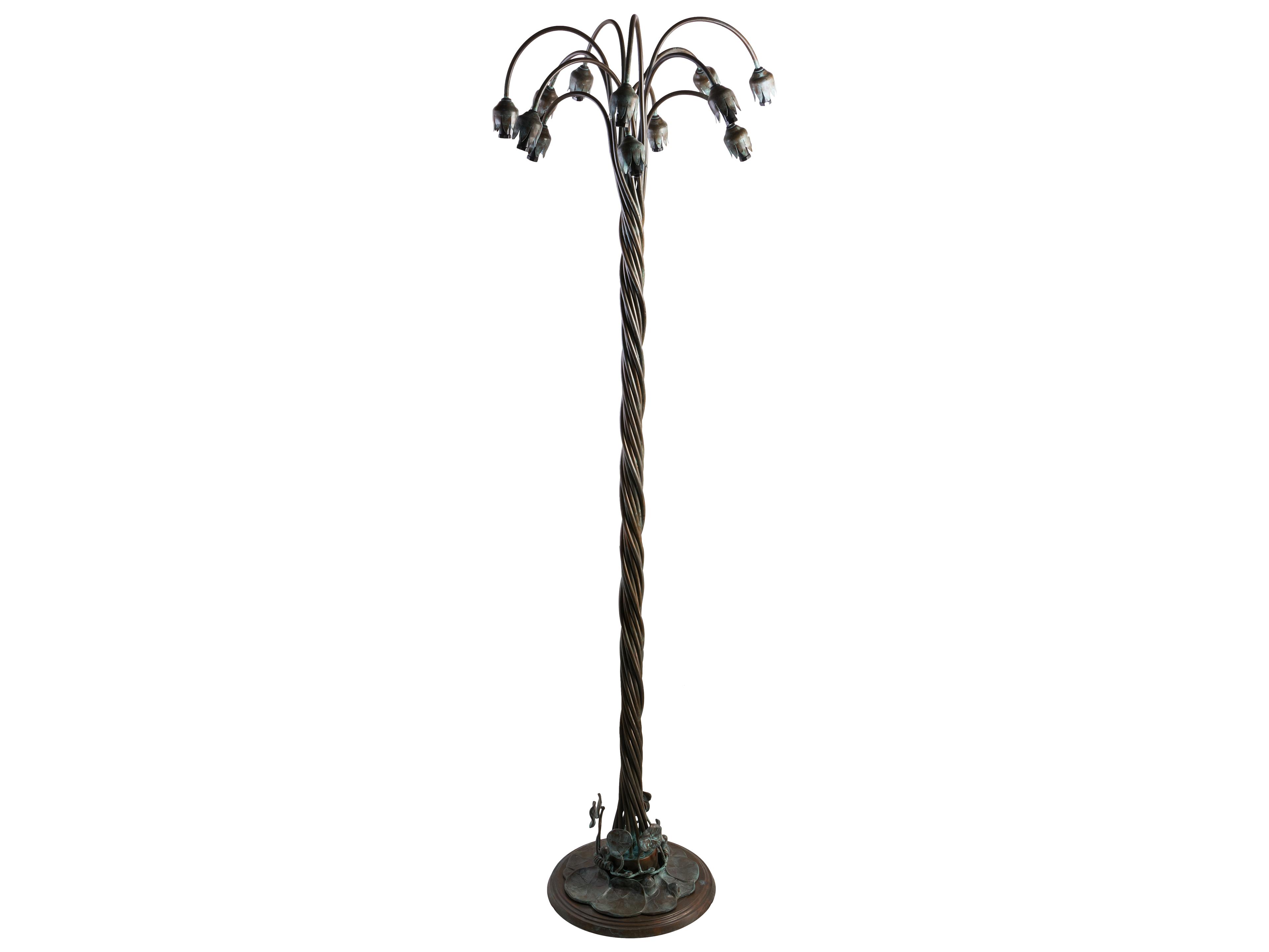 Meyda 12 - Light Floor Lamp Base