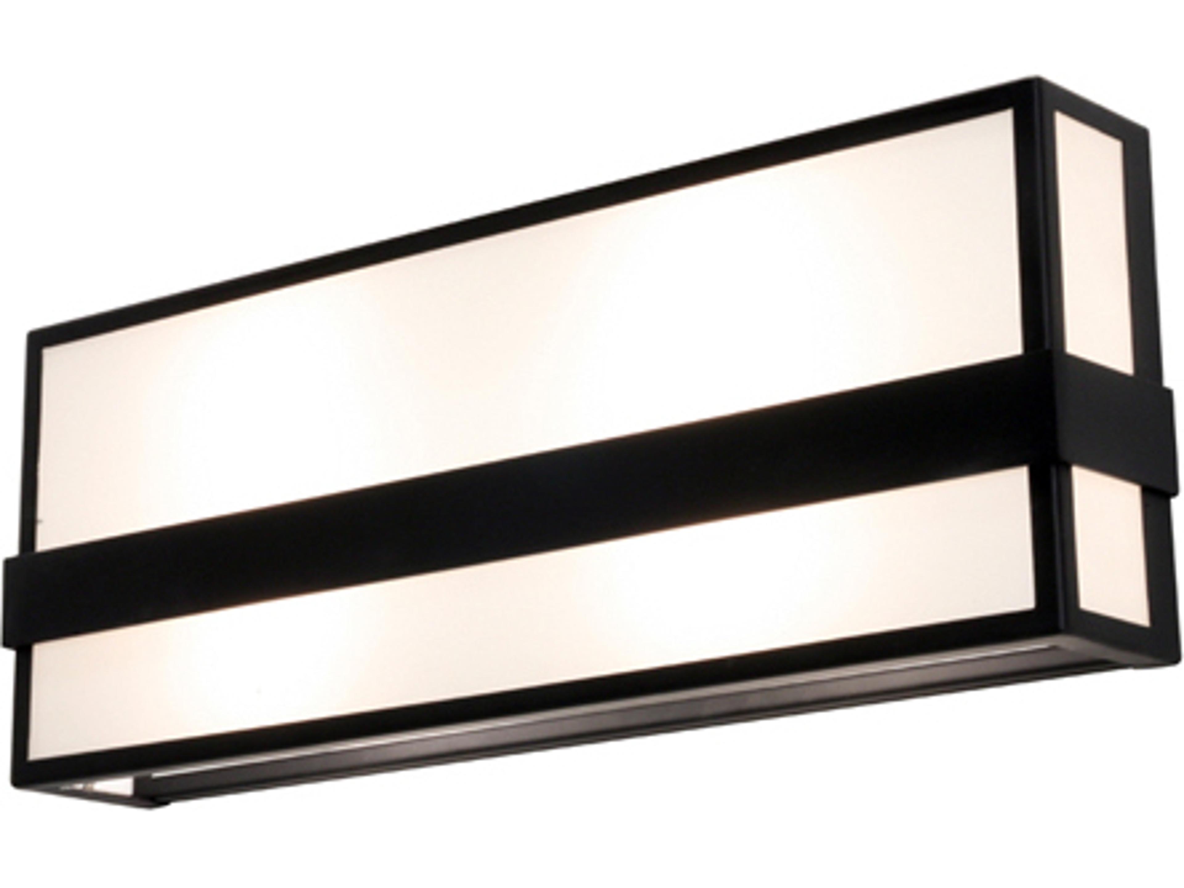 Meyda Fonda 4-Light White Black Wall Sconce